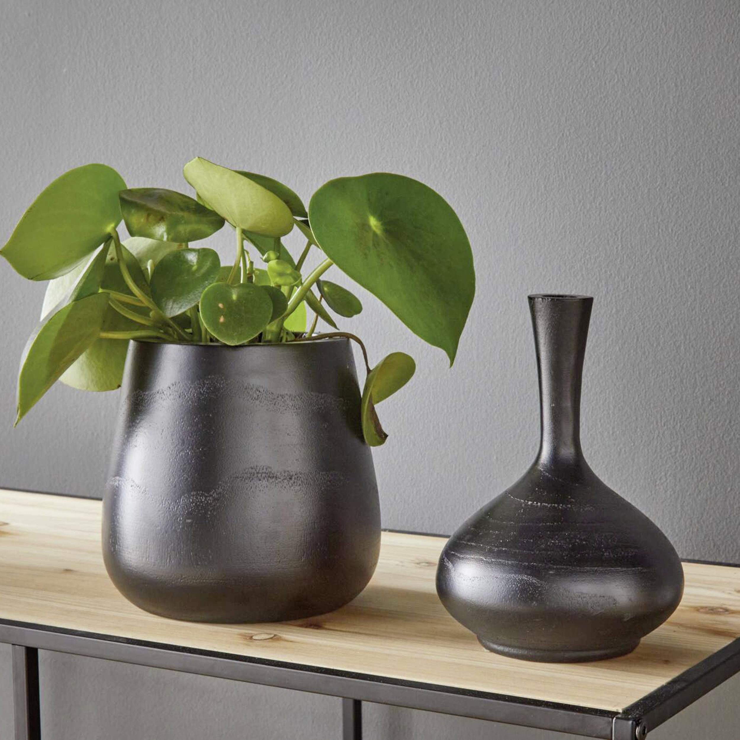 Dekovase Dekovase Black Holz schwarz – Holzvase