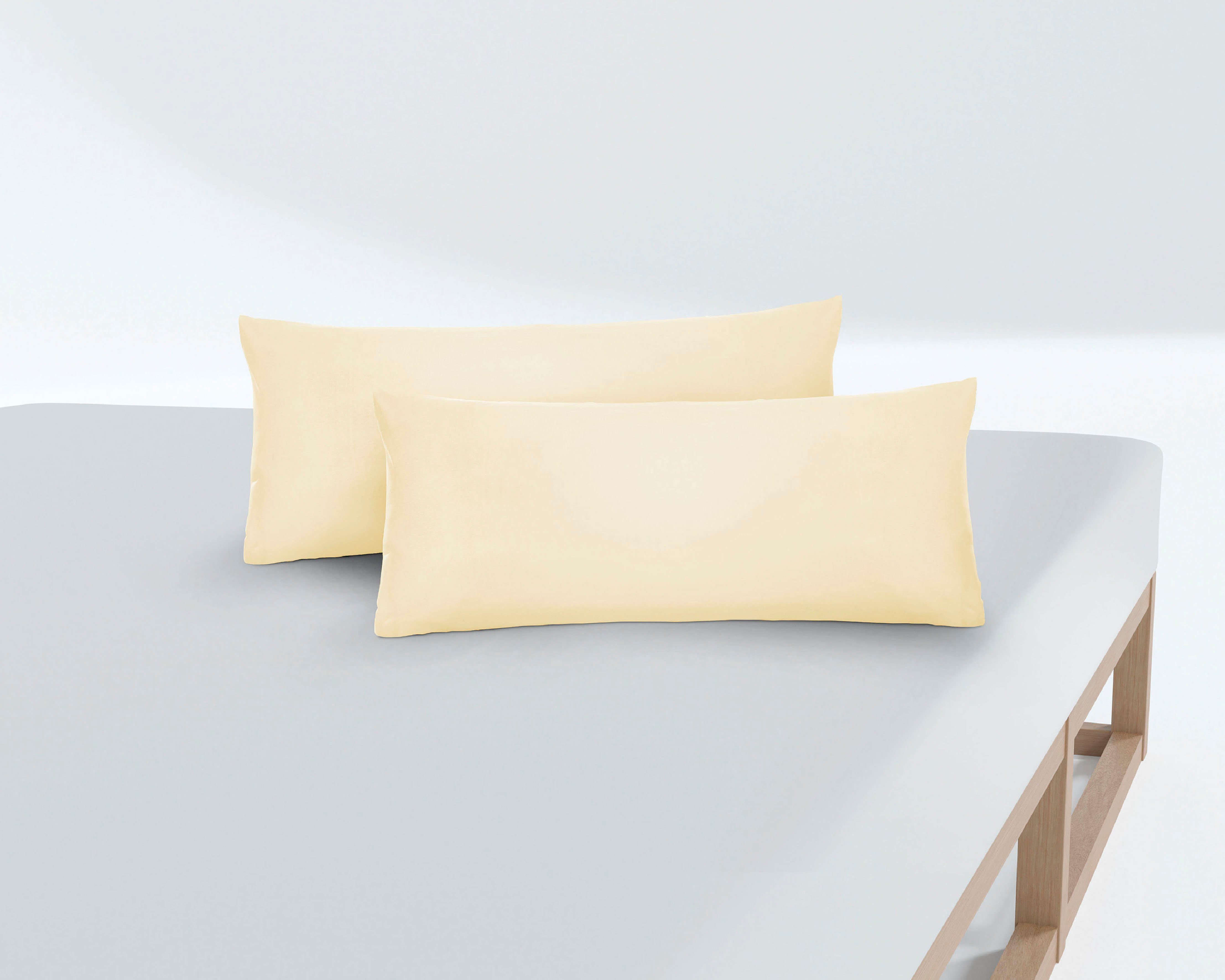 Biberna Kissenbezug Michi Feinjersey mit Reißverschluss, (2 Stück), verschi günstig online kaufen