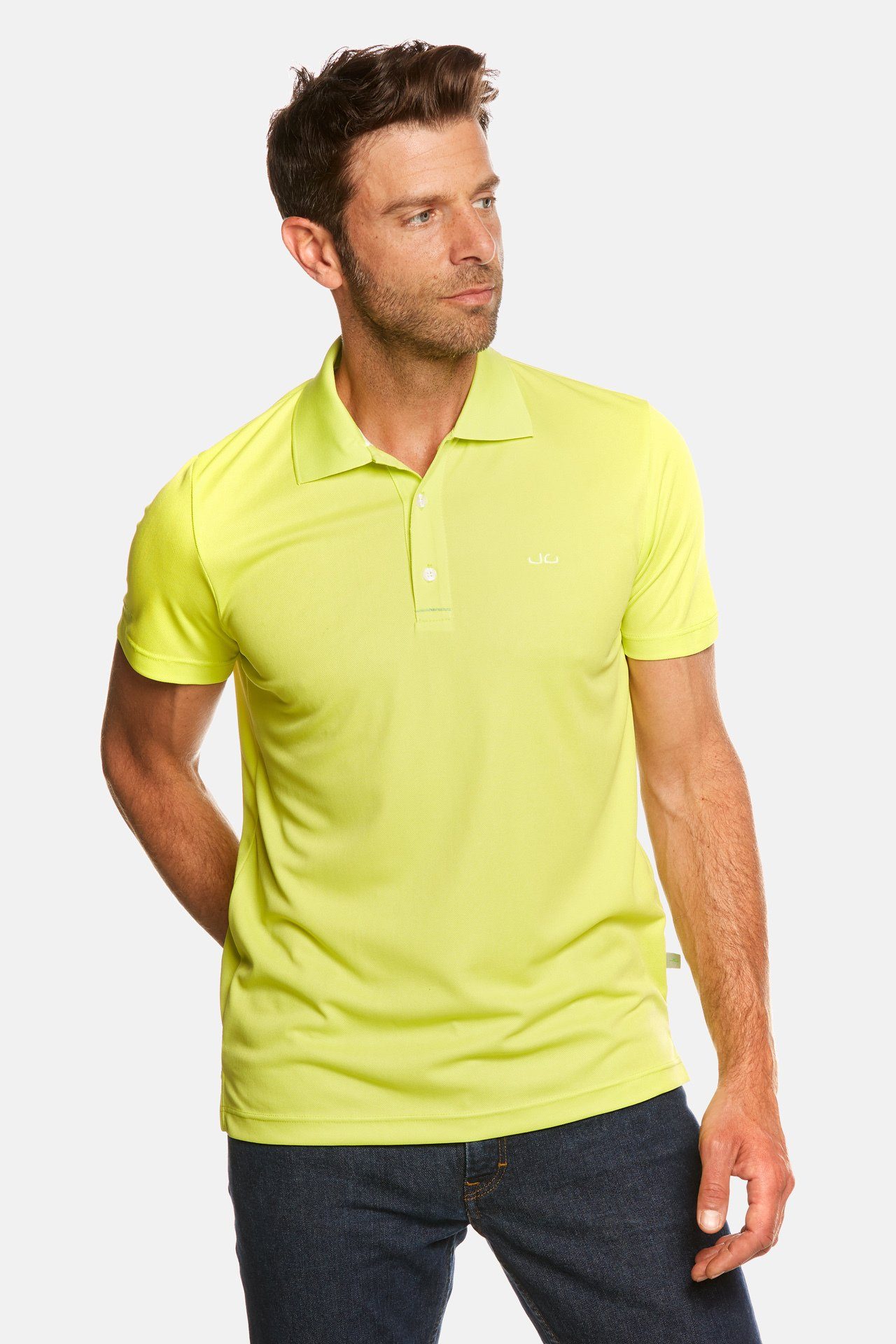 Jeff Green Poloshirt Eclipse Light Lime | Poloshirts