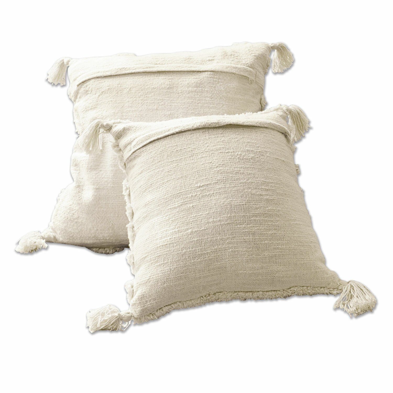 Mirabeau Kissenhülle Kissenhülle 2er Set Linares creme günstig online kaufen