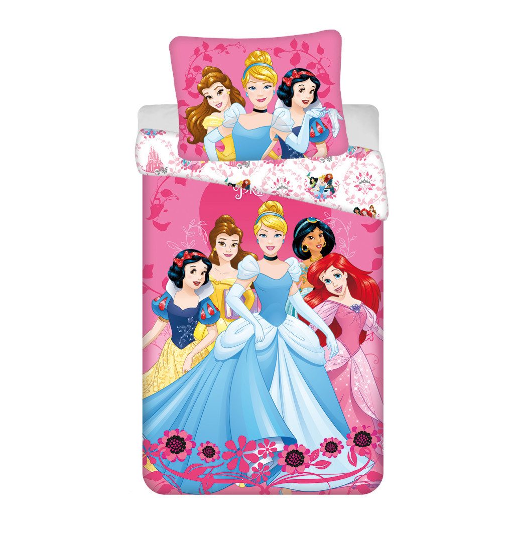 Disney Kinderbettwäsche Disney Prinzessin Heart Bettwäsche günstig online kaufen