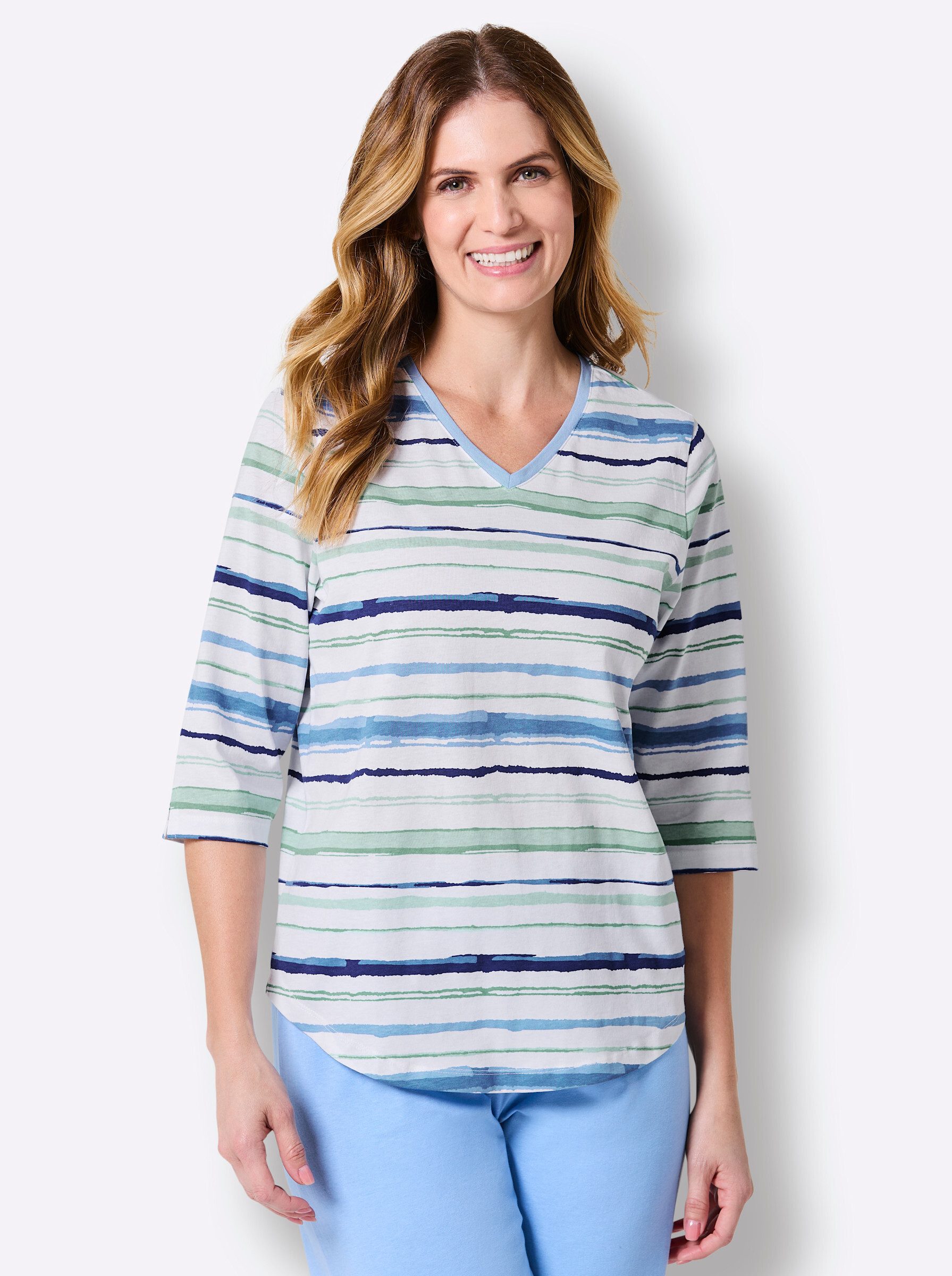 Witt Schlafanzug Schlafanzug-Shirt 3/4-Arm