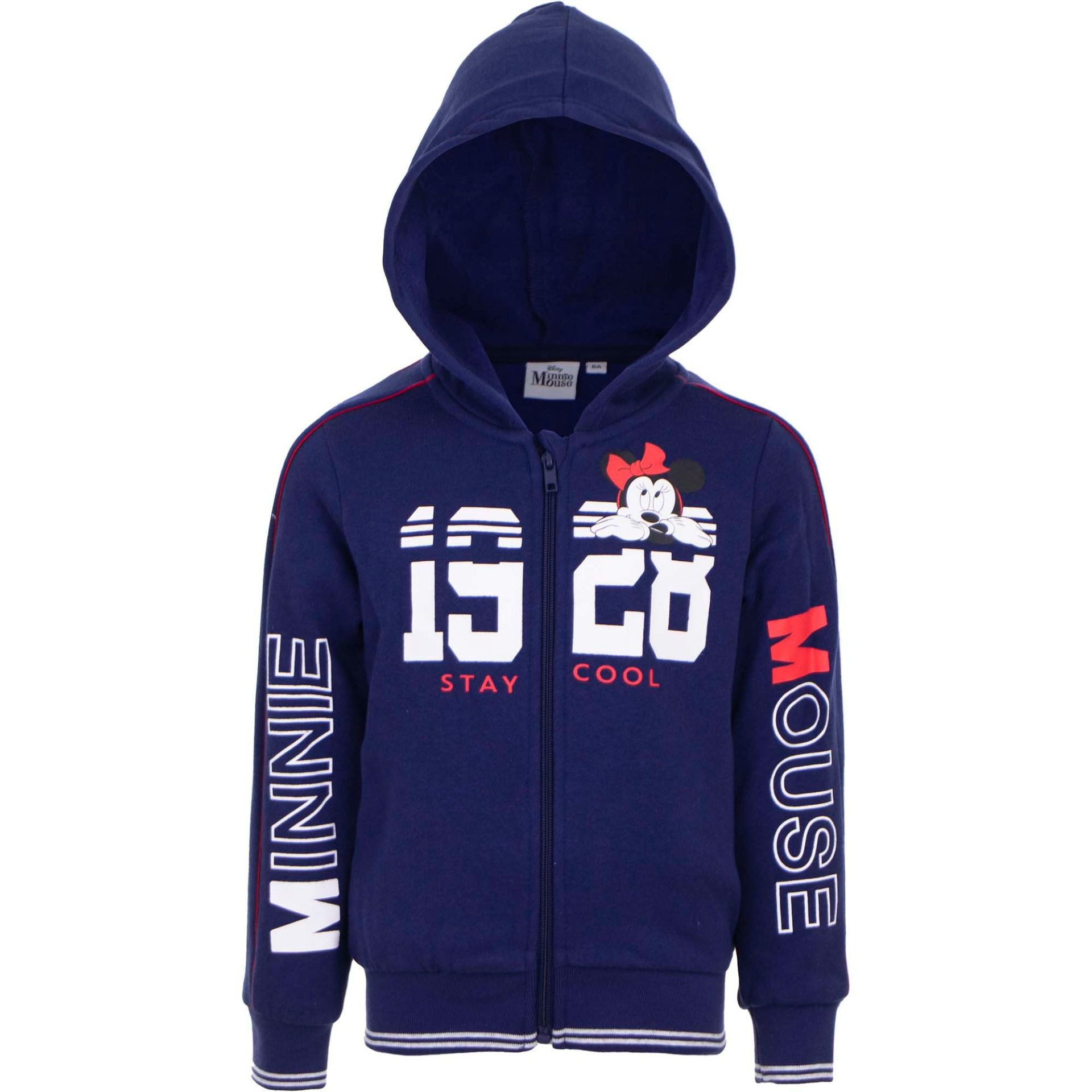 Disney Minnie Mouse Kapuzenfleecejacke Hoodie sweater mit reißverschluss für Kinder
