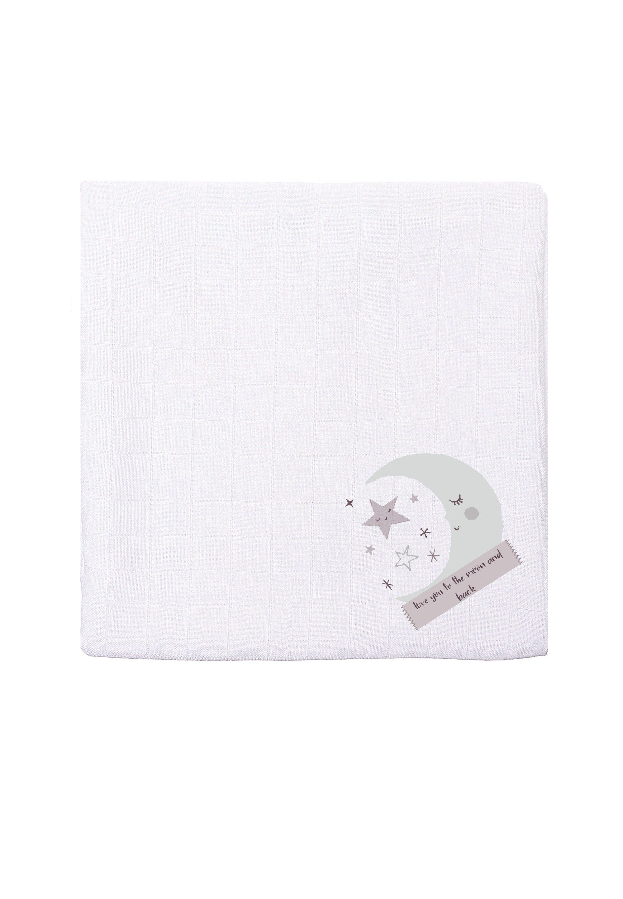 Liliput Spucktuch Mulltuch, (1-tlg), mit niedlichem Mond Druck
