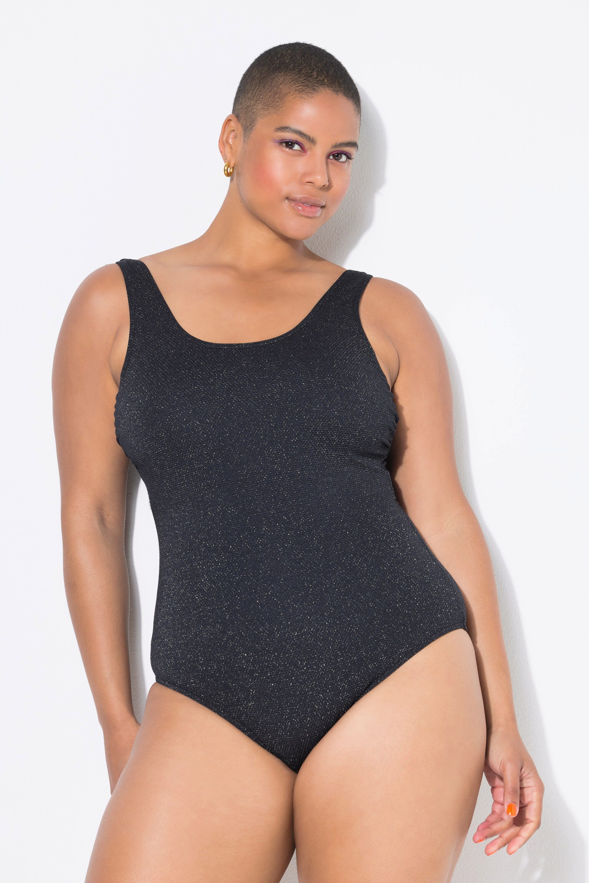 Studio Untold Badeanzug Badeanzug Softcups Glittereffekt Shaping günstig online kaufen