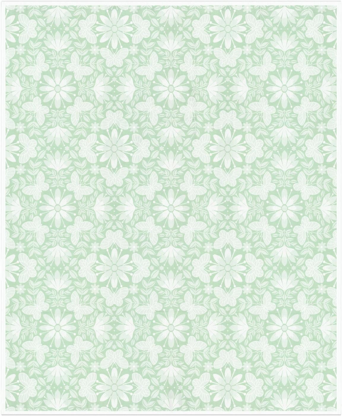 Plaid Plaid Bladmosaik 041 140x170 cm, EKELUND MASTER WEAVERS 1692, gewebt