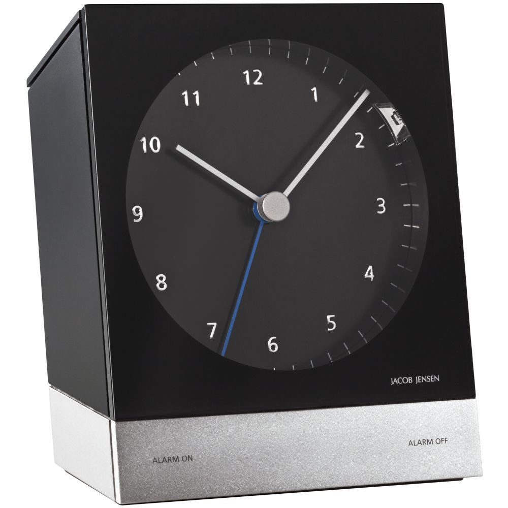 Jacob Jensen Funkwecker JACOB JENSEN Funk Wecker 351 schwarz 10 x 13 cm Ala günstig online kaufen