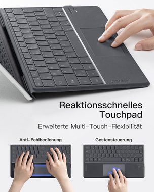 Inateck Surface Pro Tastatur Kompatibel mit Surface Pro 10/9/8/X Tablet-Tastatur (mit 7-Farbiger Hintergrundbeleuchtung)