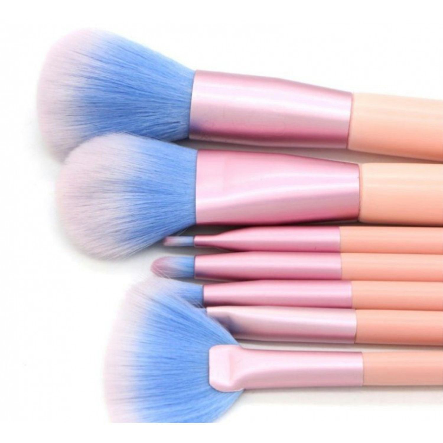 WS-Trend Kosmetikpinsel-Set Exquisites 7- teiliges buntes Make-up, 7 tlg., Pinselset für ein makelloses Finish