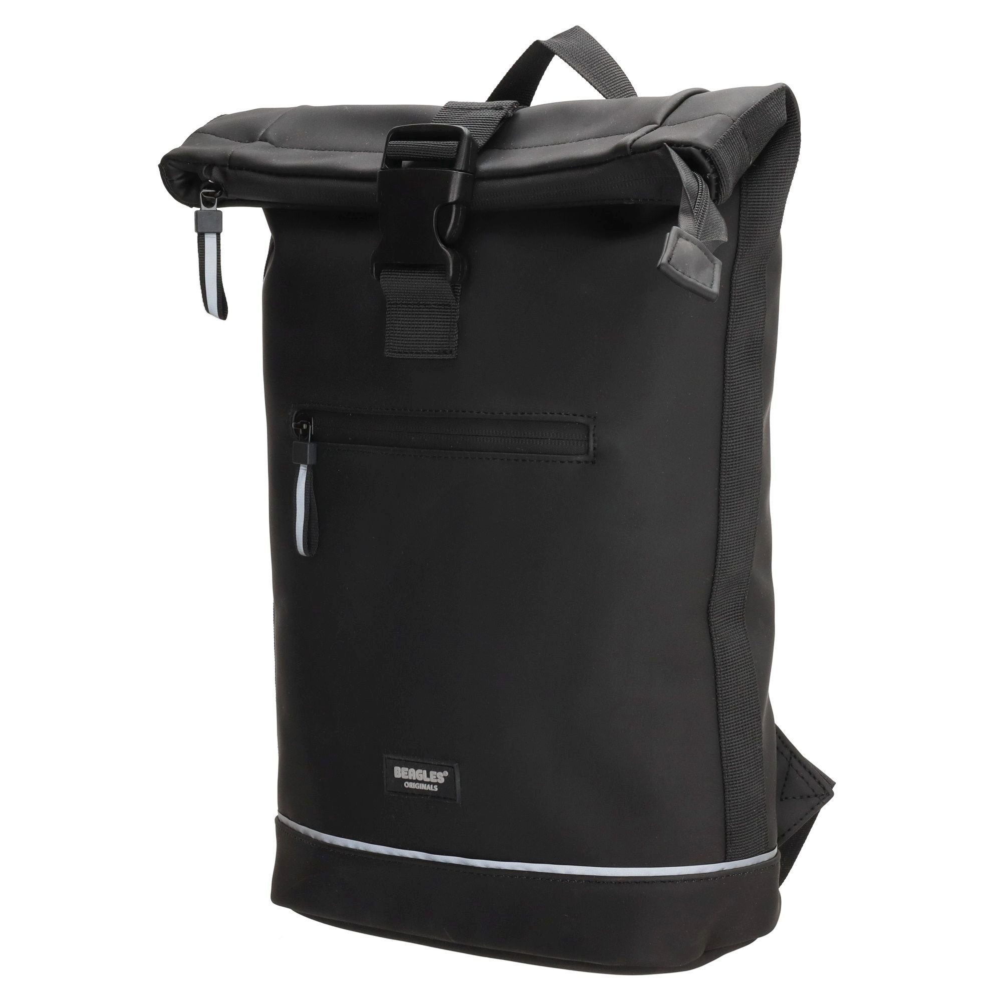 Christian Wippermann Cityrucksack Kleiner Damen Roll up Rucksack Plane Tasche (1-tlg, 1-tlg), Fahrradrucksack Kurier Rollup Bag