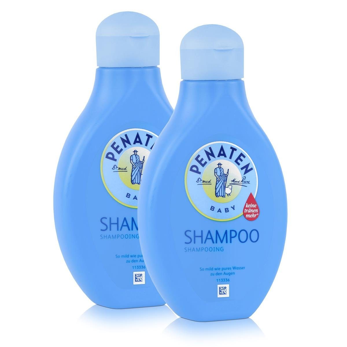 PENATEN Babypflege-Set Penaten Baby So 400ml pures Shampoo mild Pack) - wie Wasser (2er