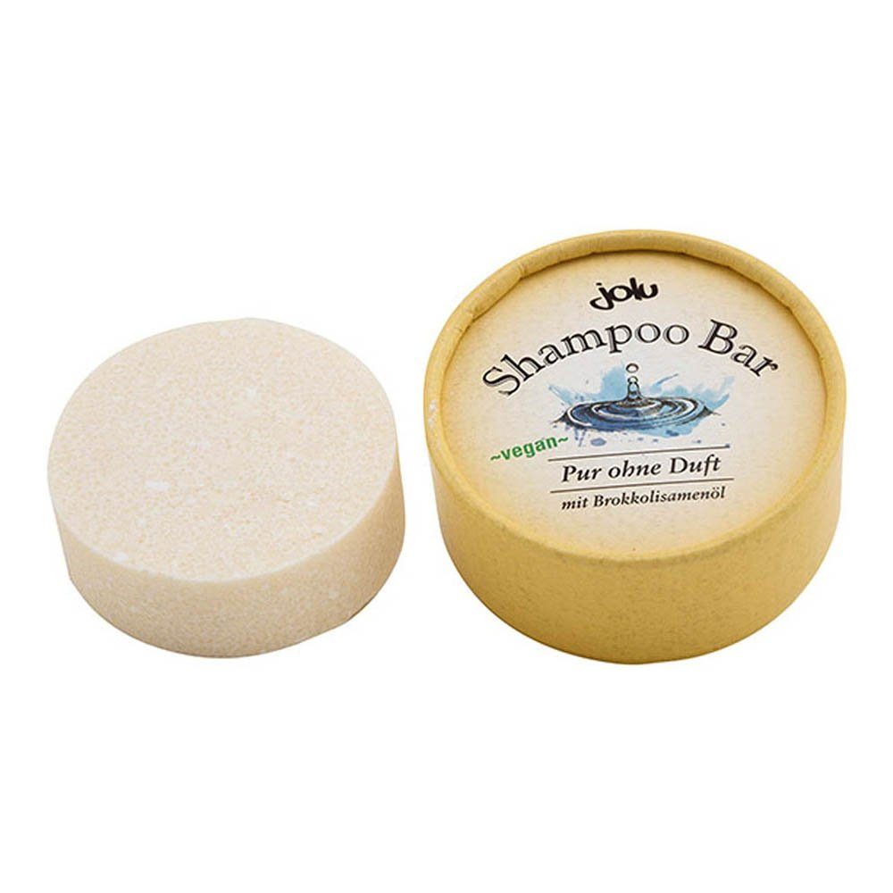 Jolu Festes Haarshampoo Shampoo Bar - Pur ohne Duft 50g