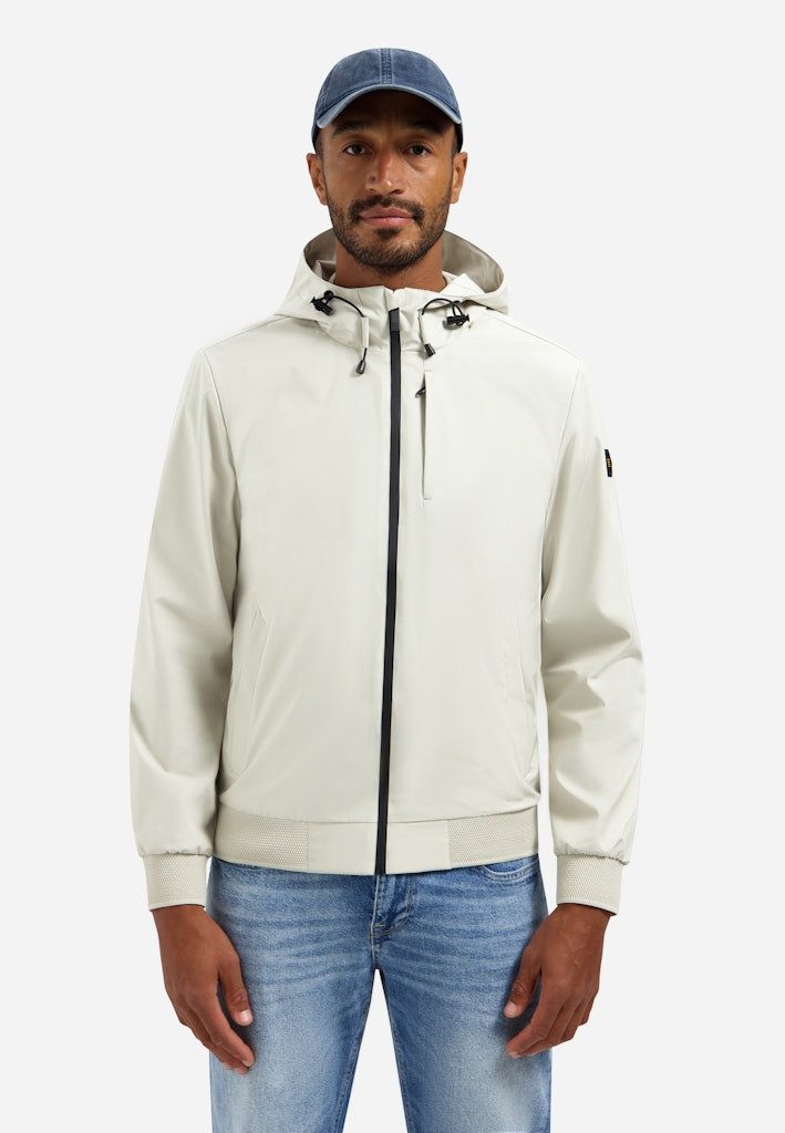 NO EXCESS Steppjacke Jacket Short Fit Hooded