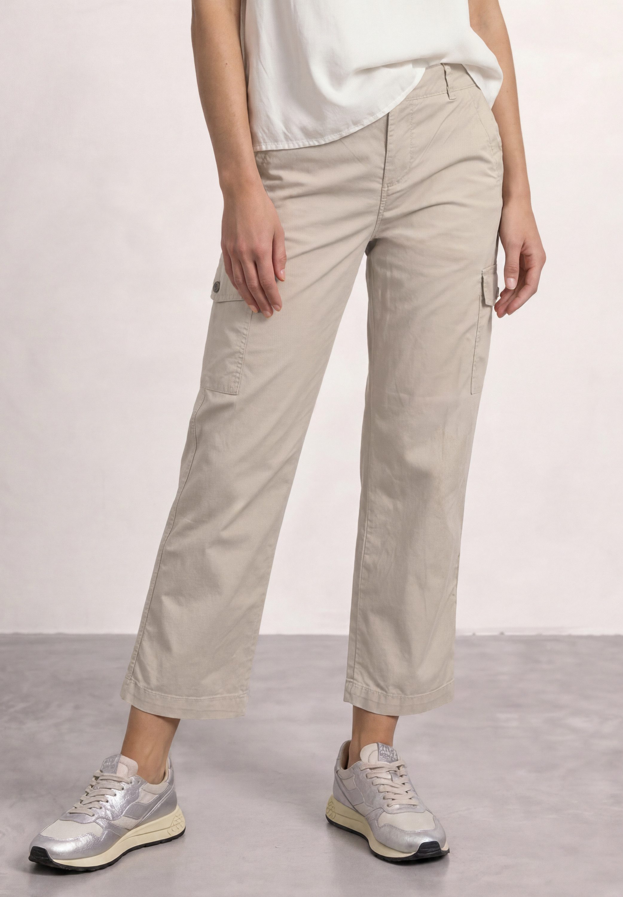 STREET ONE Stoffhose im Cargo-Style