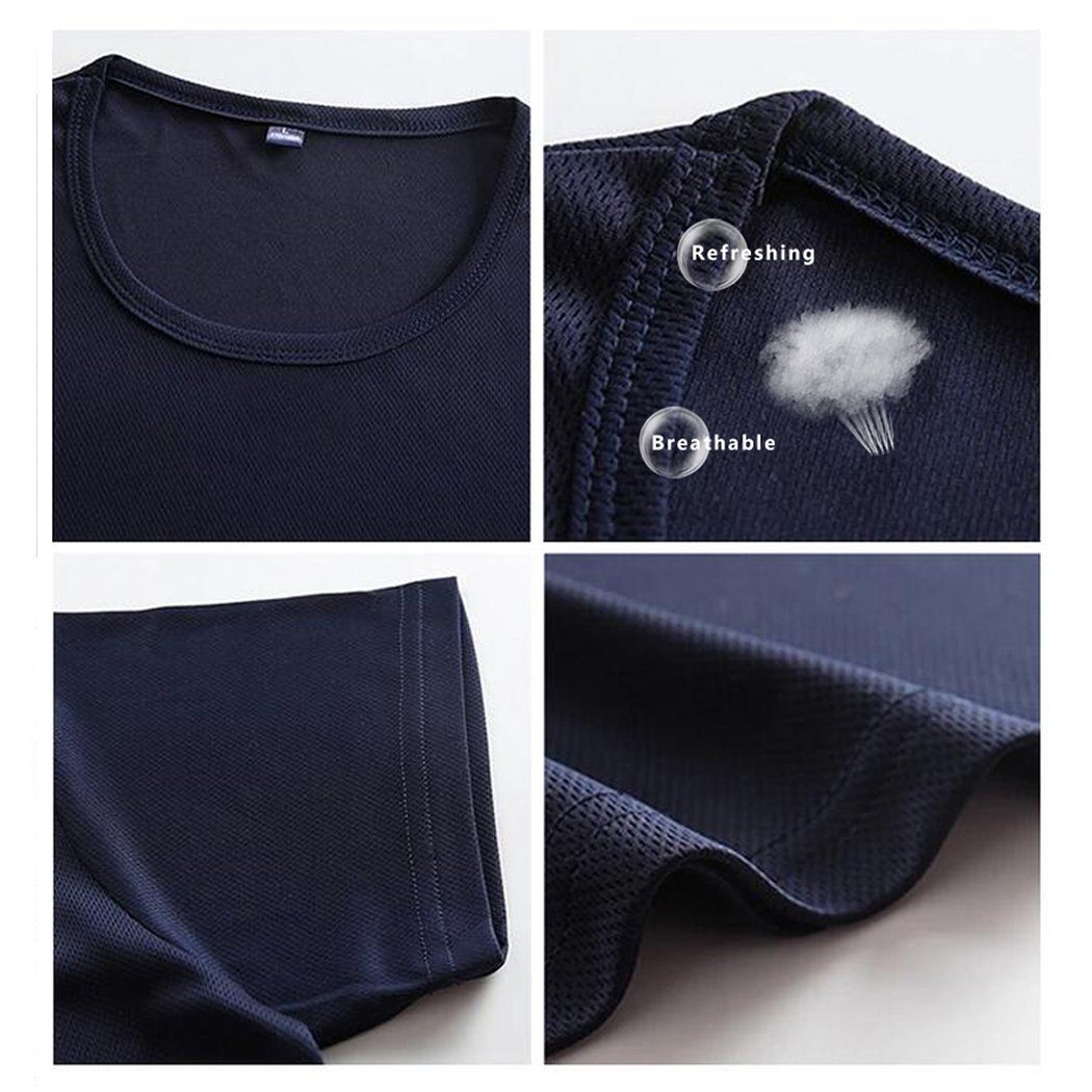 DEBAIJIA Kurzarmshirt Antifouling T-Shirt Kurzarm Wasserdichtes Rundhalsausschnitt Grau