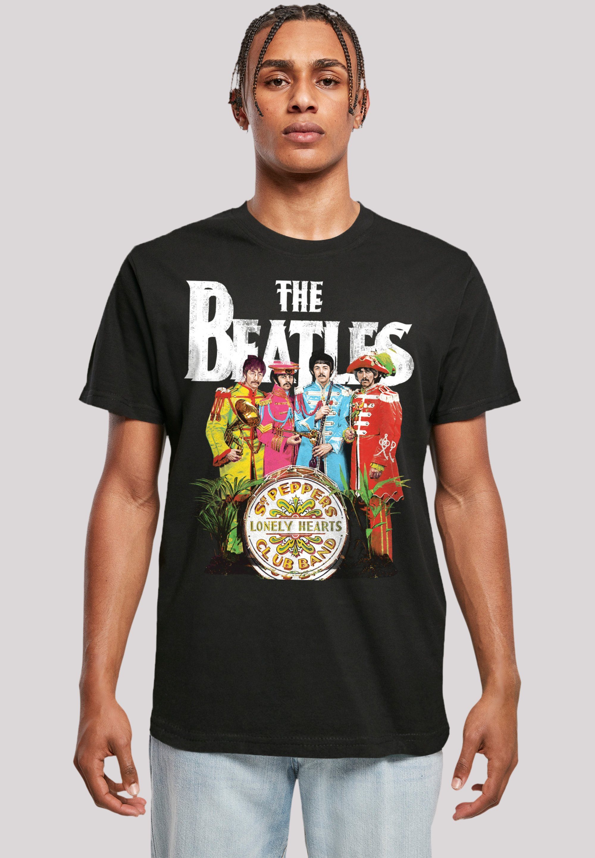 Ausgezeichnet F4NT4STIC T-Shirt Pepper Beatles Print The Sgt schwarz