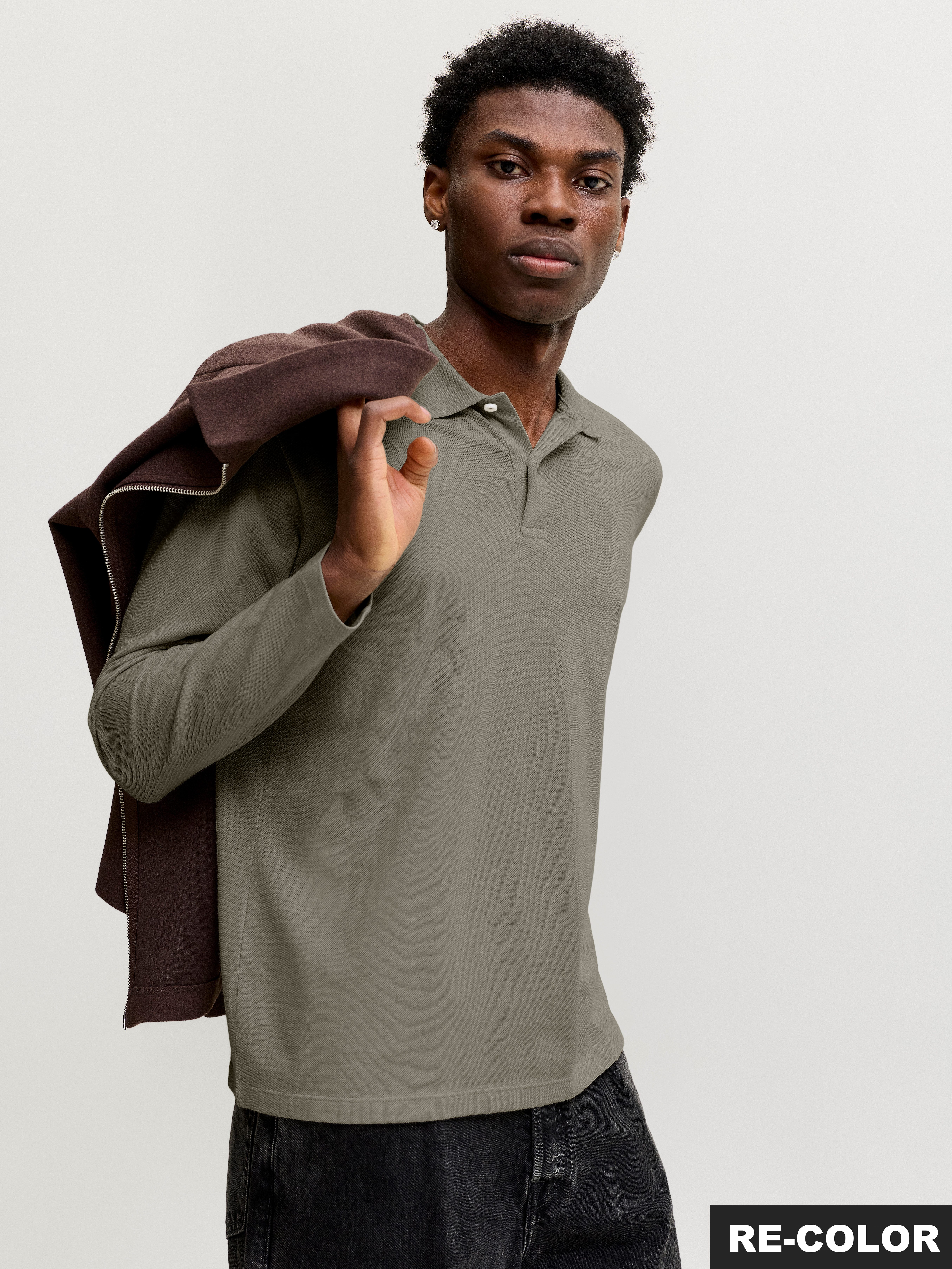 Jack & Jones Poloshirt JJKANE POLO LS Baumwollmischung, regular fit – Bild 2 von 5