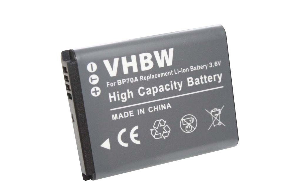 vhbw kompatibel mit Samsung WP10 Kamera-Akku Li-Ion 500 mAh (3,6 V)