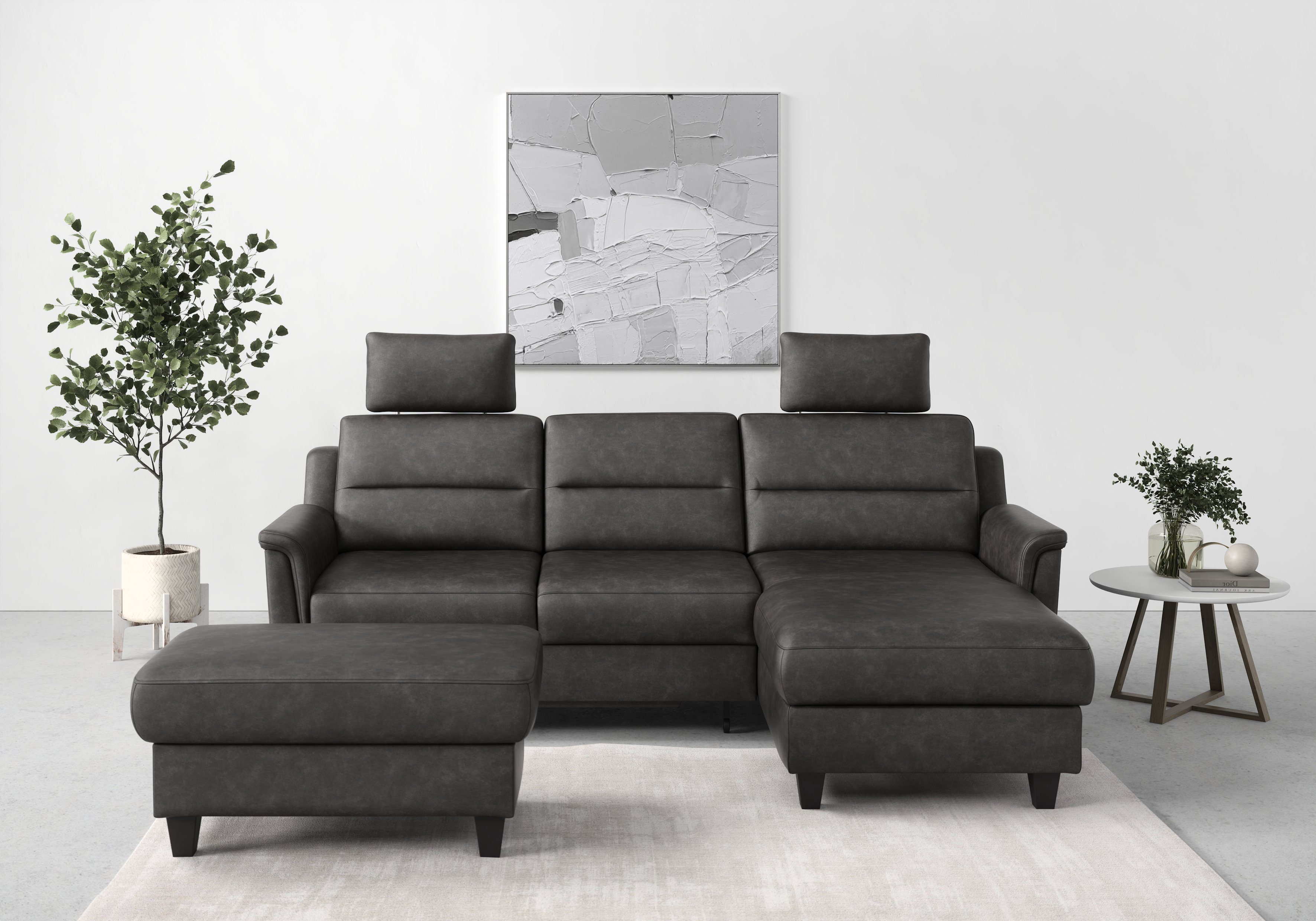 sit&more Ecksofa Farö L-Form, inklusive Federkern, günstig online kaufen