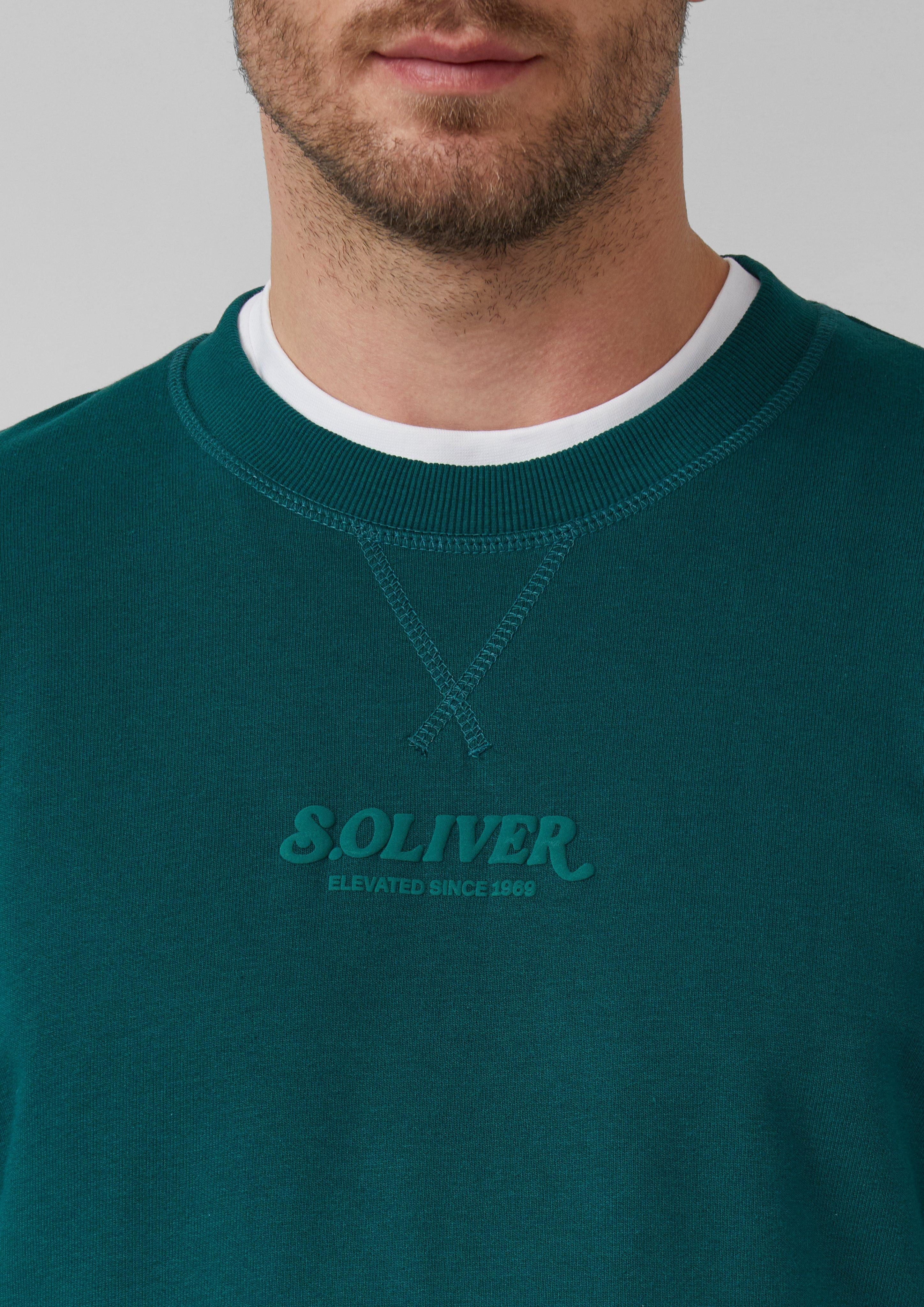 s.Oliver Sweatshirt Sweatshirt mit Logo-Artwork günstig online kaufen