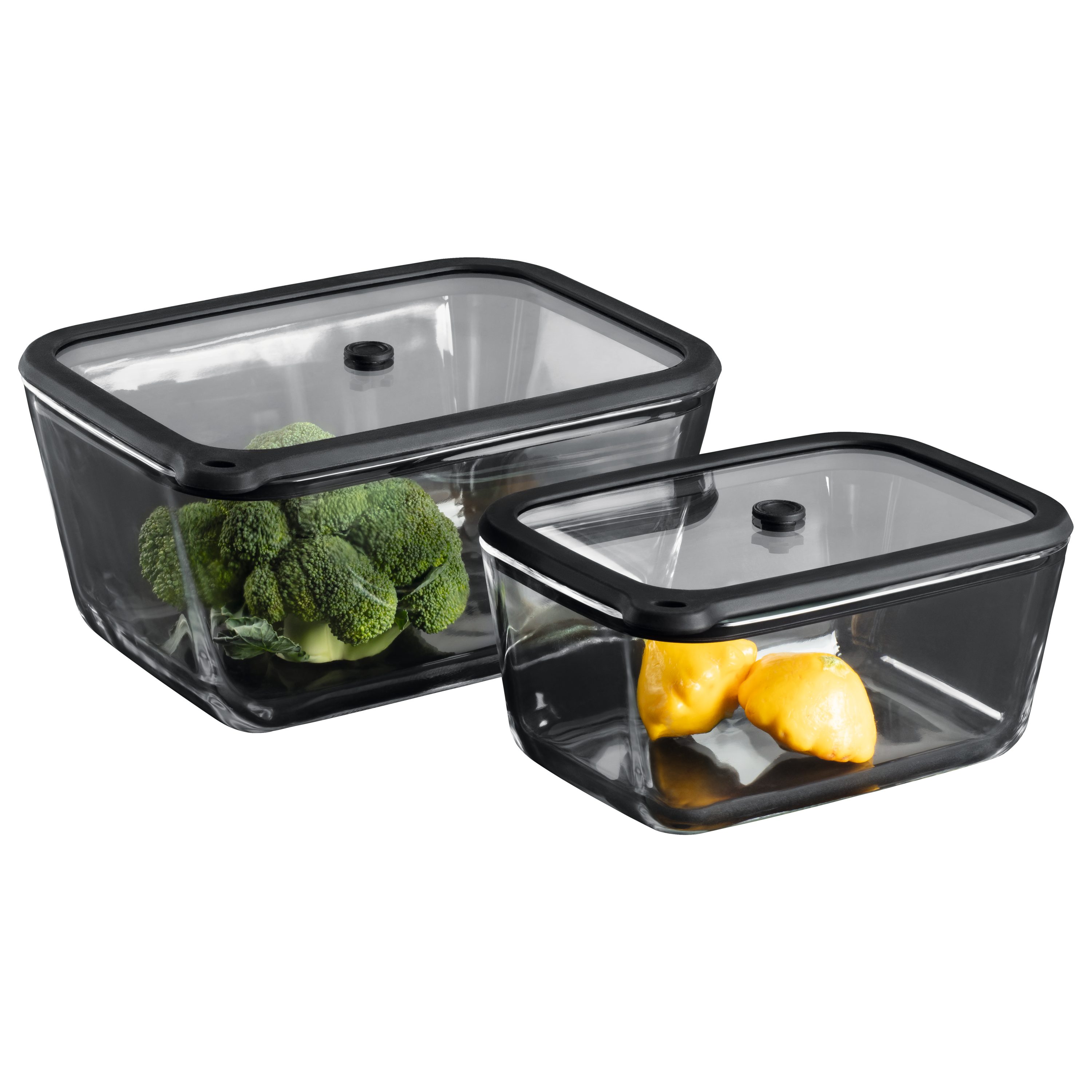 CHEF CUISINE International Vakuumbehälter Set XL aus Borosilikatglas, (2-tlg)