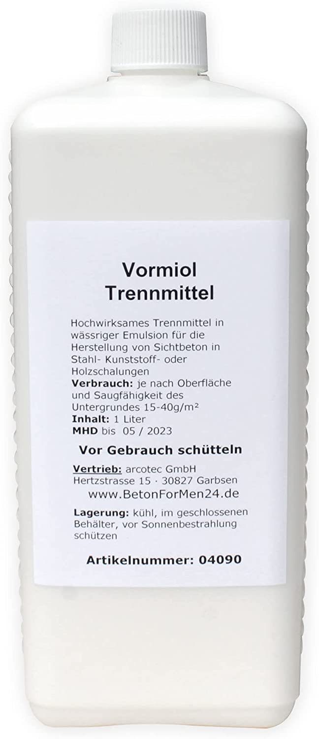 @tec Leichtbeton-Bauplatte Trennmittel 1 Liter, (1-St), Trennmittel, 1 Liter, Schalungsöl, Öl, Fluid, für, Betonform, Schalungsform, Gießform