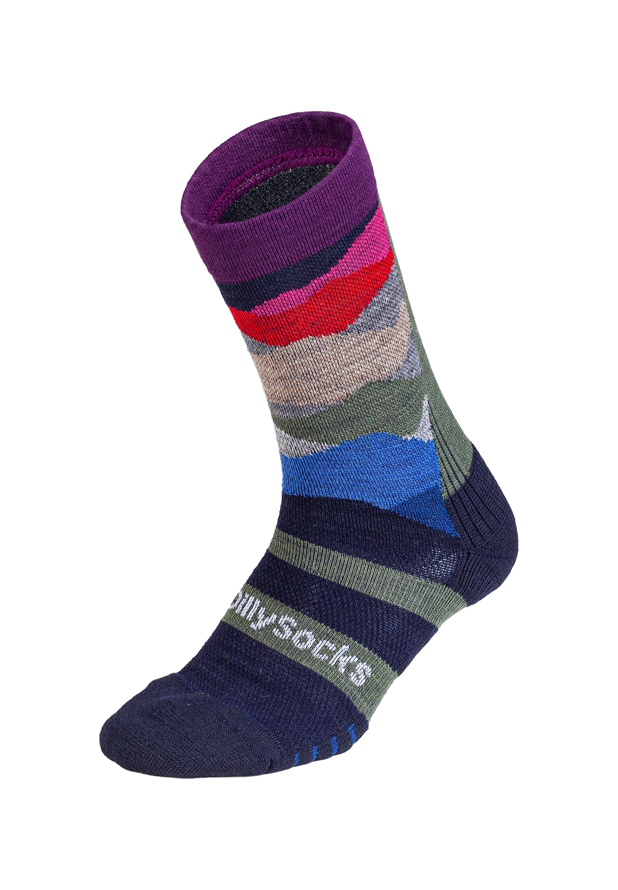 DillySocks Sportsocken Active Merino Mit museling-freier Wolle