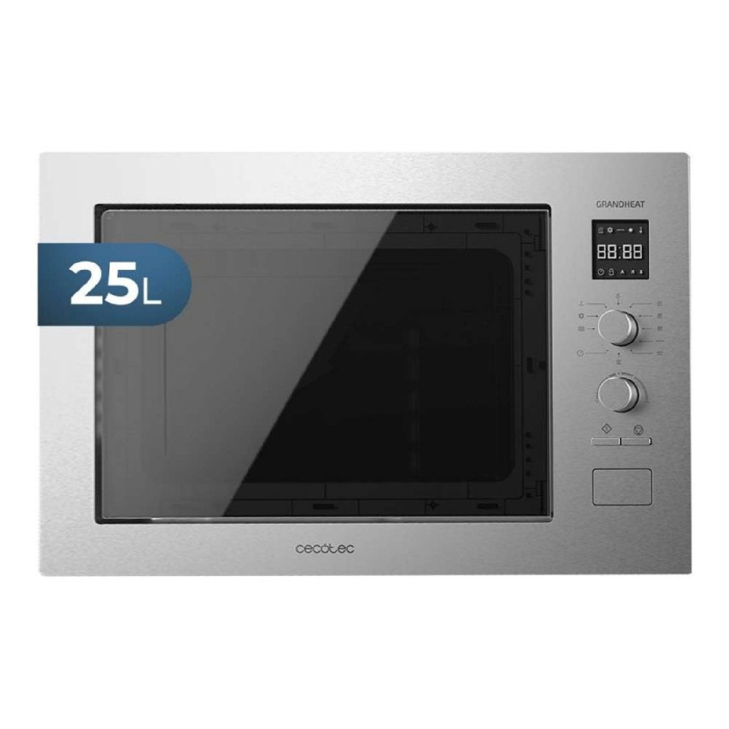 Cecotec Mikrowelle, GrandHeat 2550 Built-in Steel