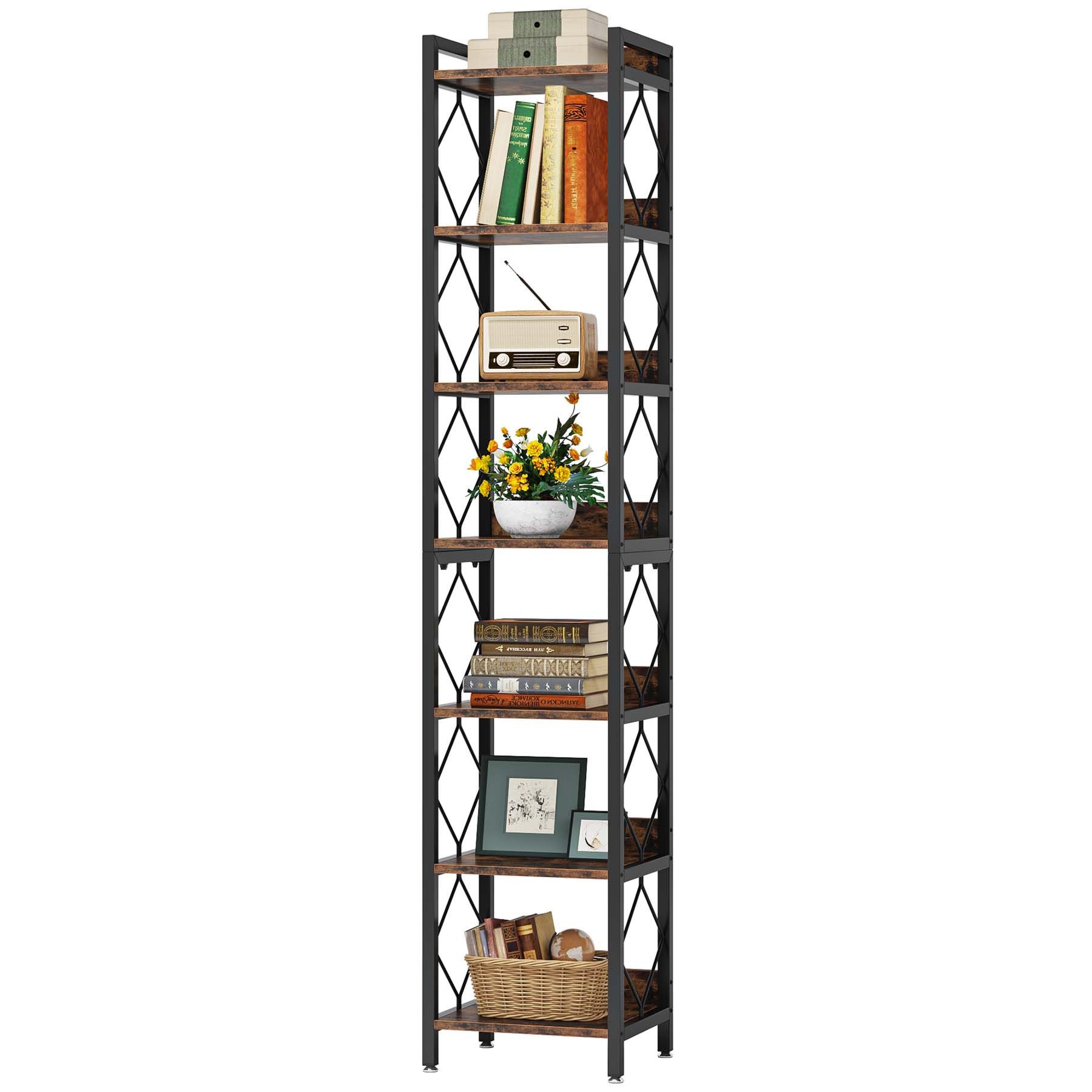 Tribesigns Bücherregal Eckregal, 200 cm extra günstig online kaufen