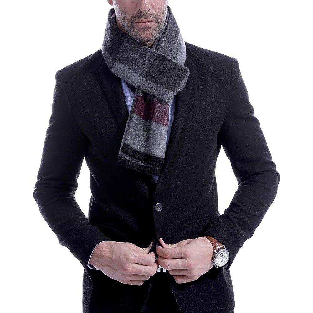 Cashmere Winter Herren Feel Mode Herrenschal GelldG für Schal Lange Schals