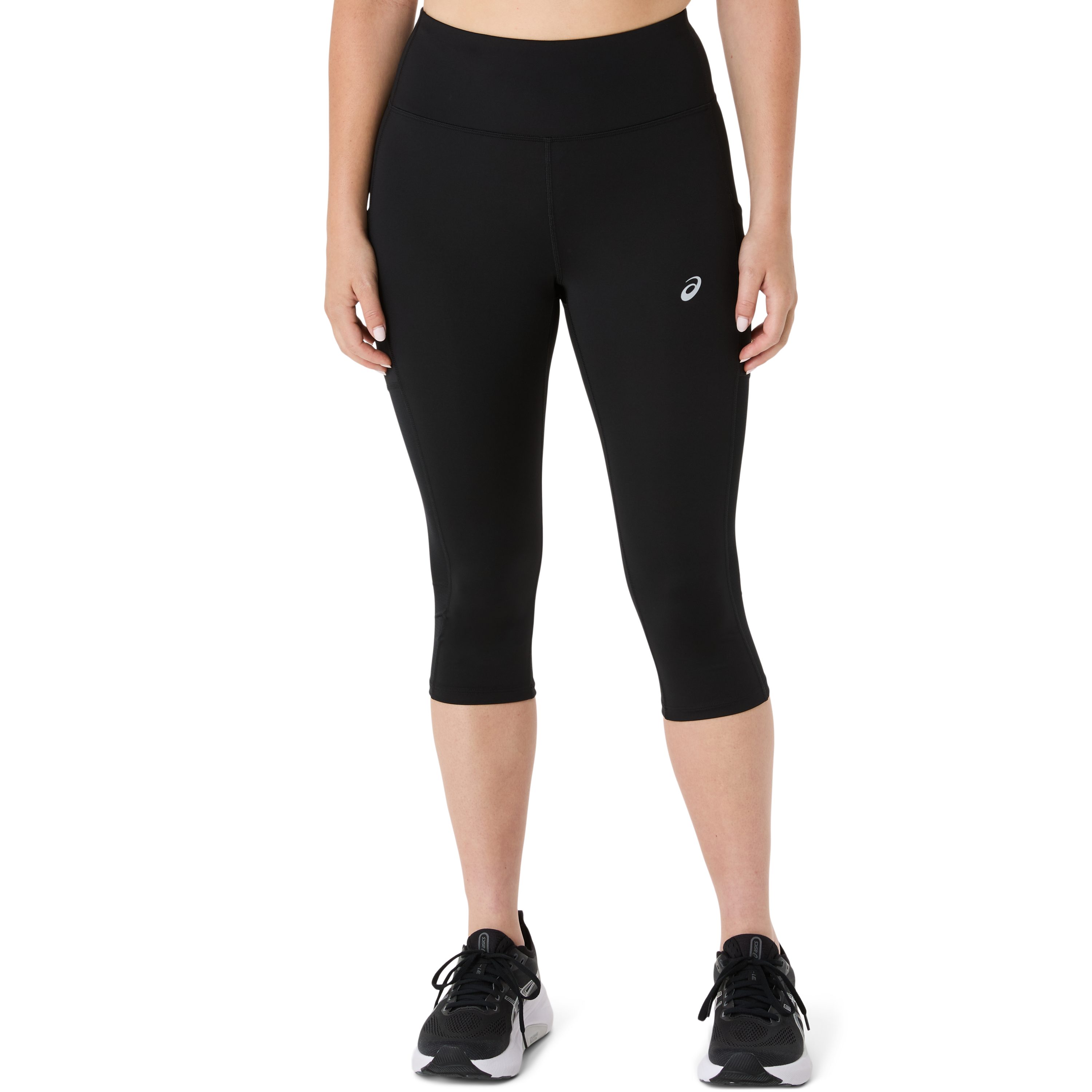 Asics Lauftights ASICS CORE CAPRI TIGHT Schnelltrocknend, Atmungsaktiv, Reflektierend