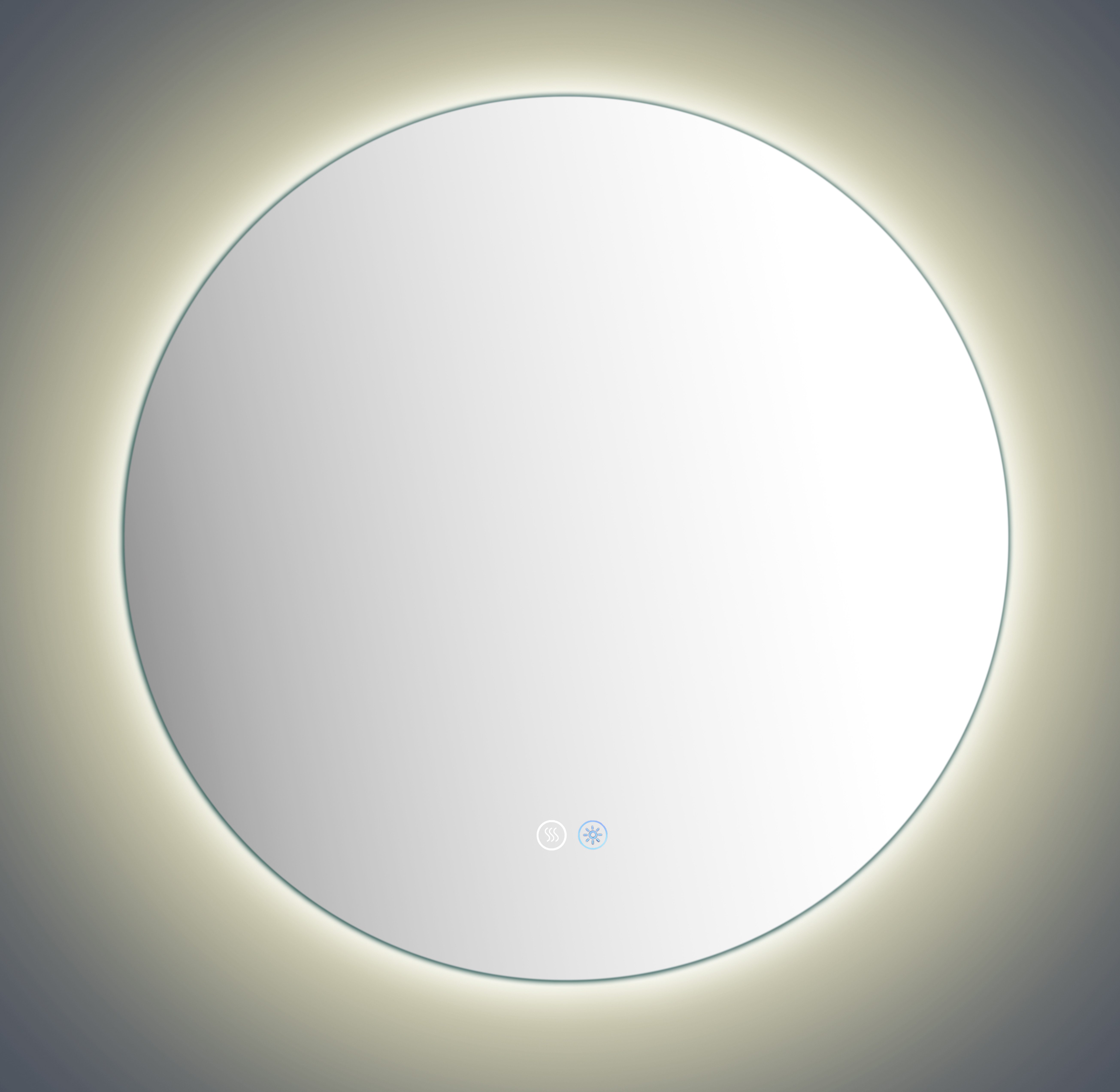 welltime LED-Lichtspiegel Toledo rund, Spiegel mit LED Beleuchtung, Badspie günstig online kaufen