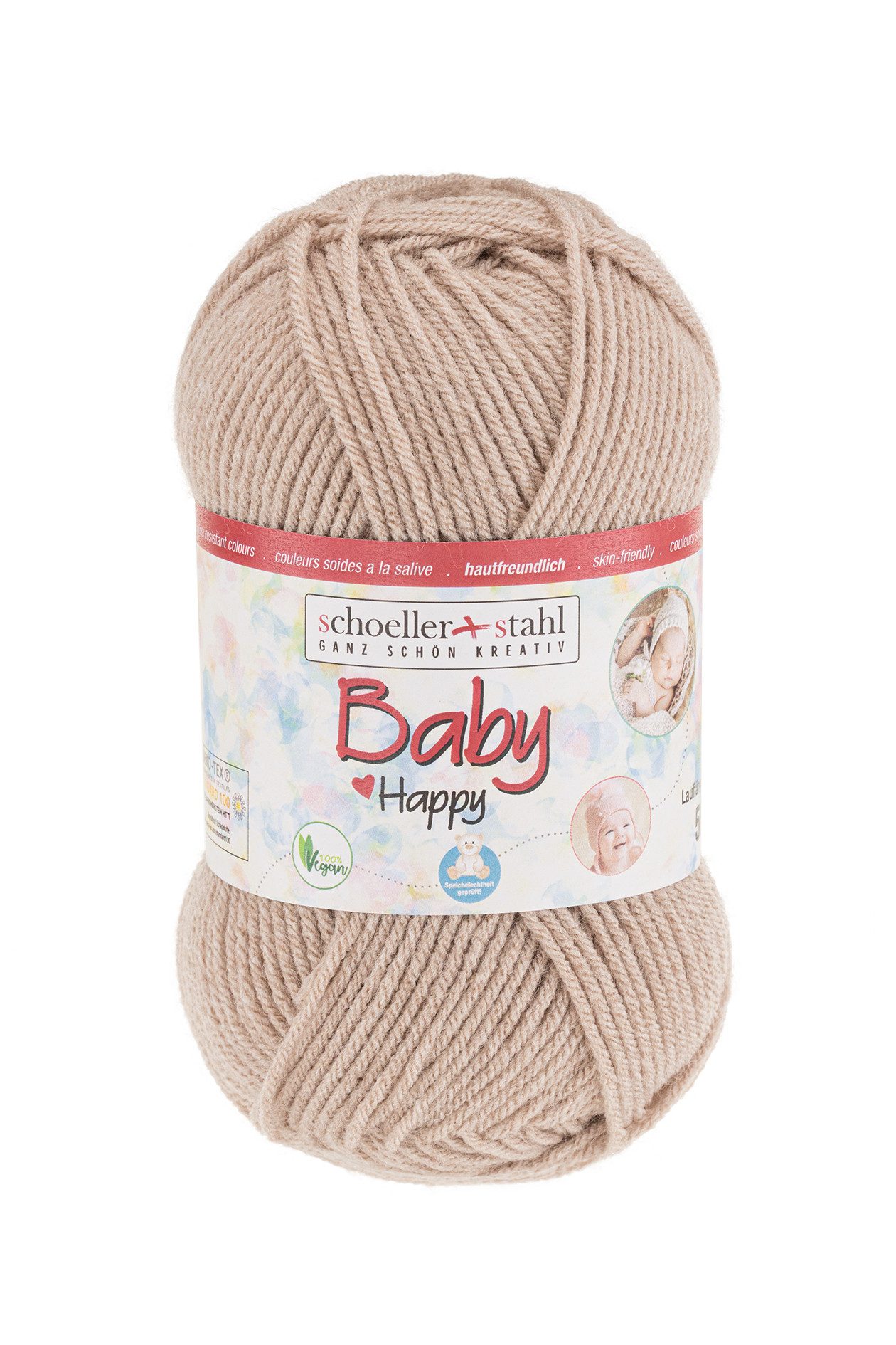 Schoeller + Stahl Baby Happy Häkelwolle, 185 m, weich und pflegeleicht