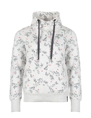 ROADSIGN australia Sweatshirt Sky (1, 1-tlg., 1) mit Schlauchkragen, Kordelzug & Print "Butterfly with Flowers"