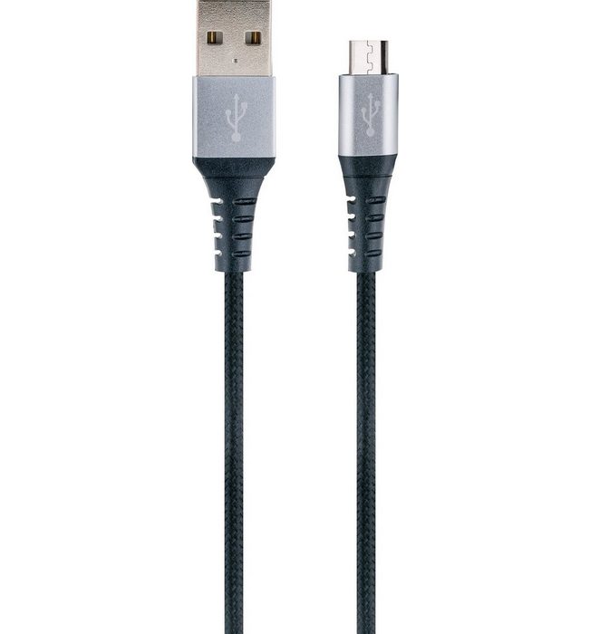 Schwaiger LKU120M 533 Smartphone-Kabel USB 2.0 A Stecker USB Micro B Stecker (120 cm) universal einsetzbar