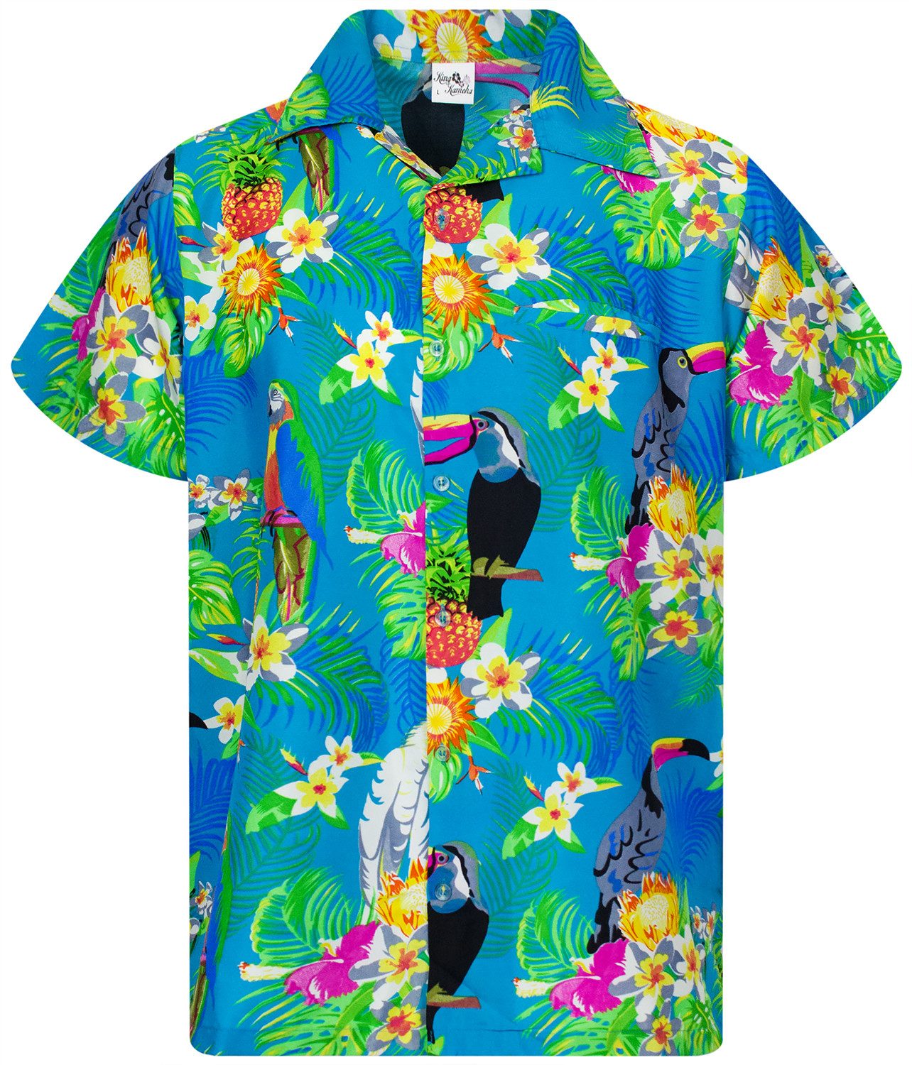 King Kameha Hawaiihemd Parrot Cockatoo Funky günstig online kaufen