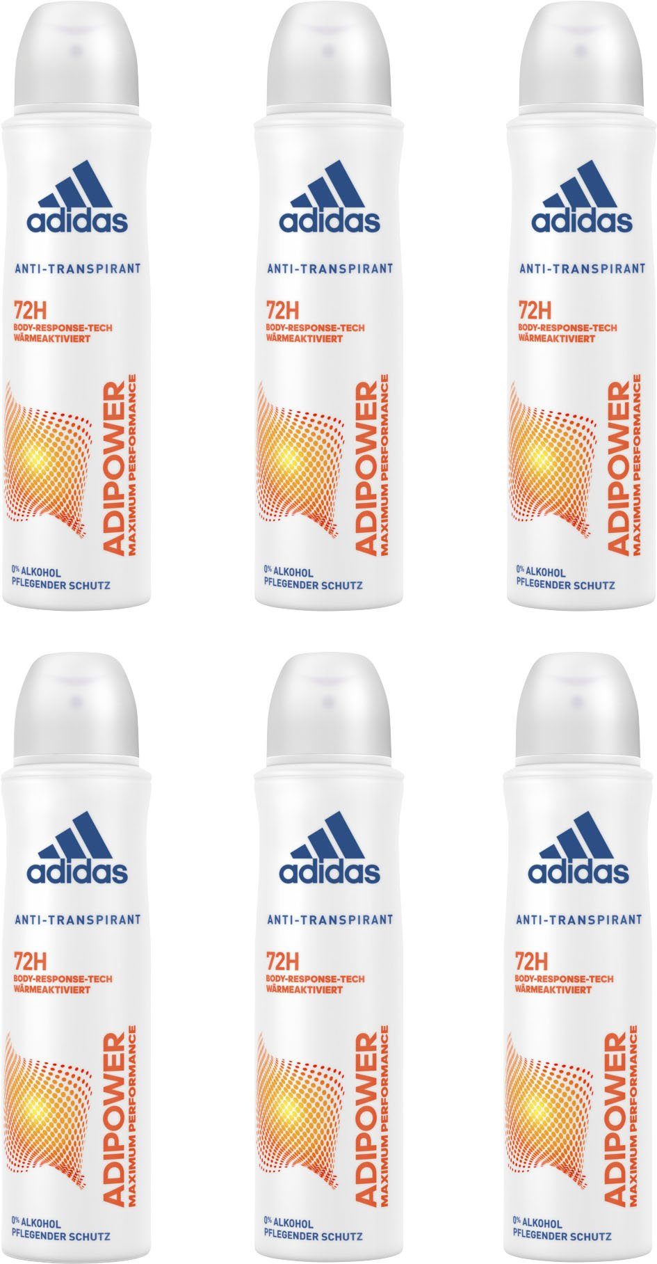 adidas Performance Deo-Spray »adipower«, Spar-Set, 6-tlg., Anti-Transpirant  Spray für Frauen online kaufen | OTTO