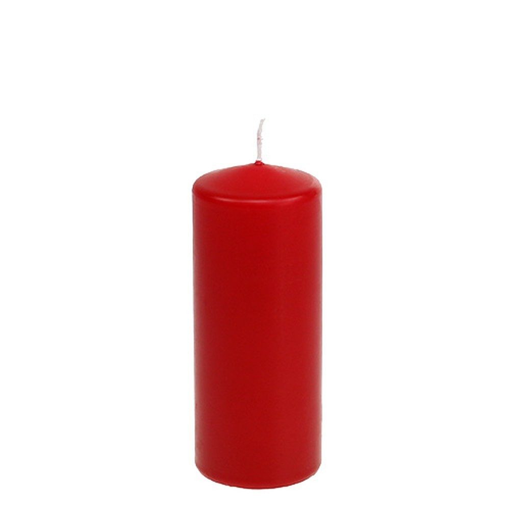 Wiedemann Kerzen Stumpenkerze Stumpenkerze Rot 150/60, 8er Set, Tischdeko, Adventskerzen, 8 Stück
