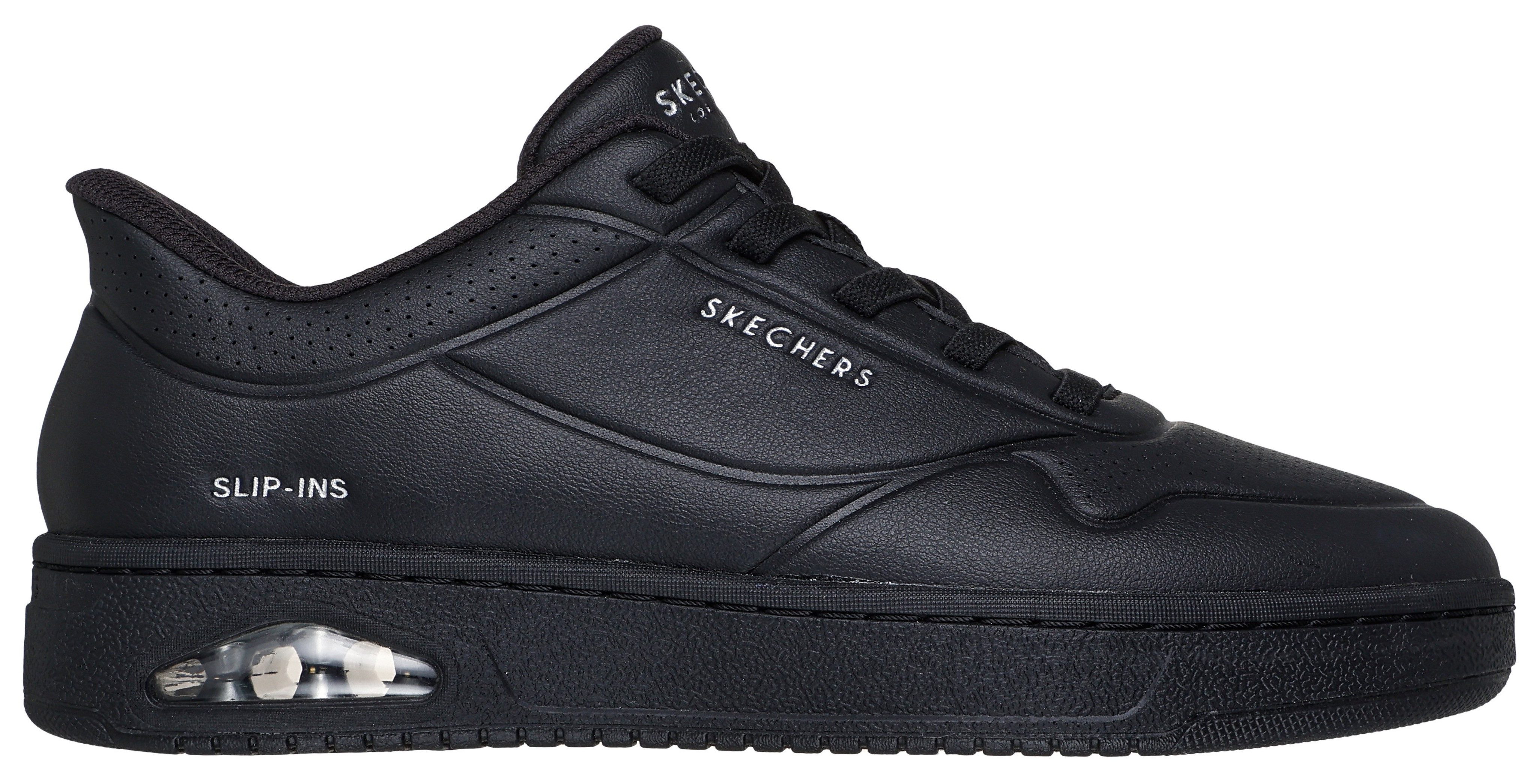 Skechers UNO CTL Slip-On Sneaker Freizeitschuh, Schnürschuh mit elastischen Schnürsenkeln