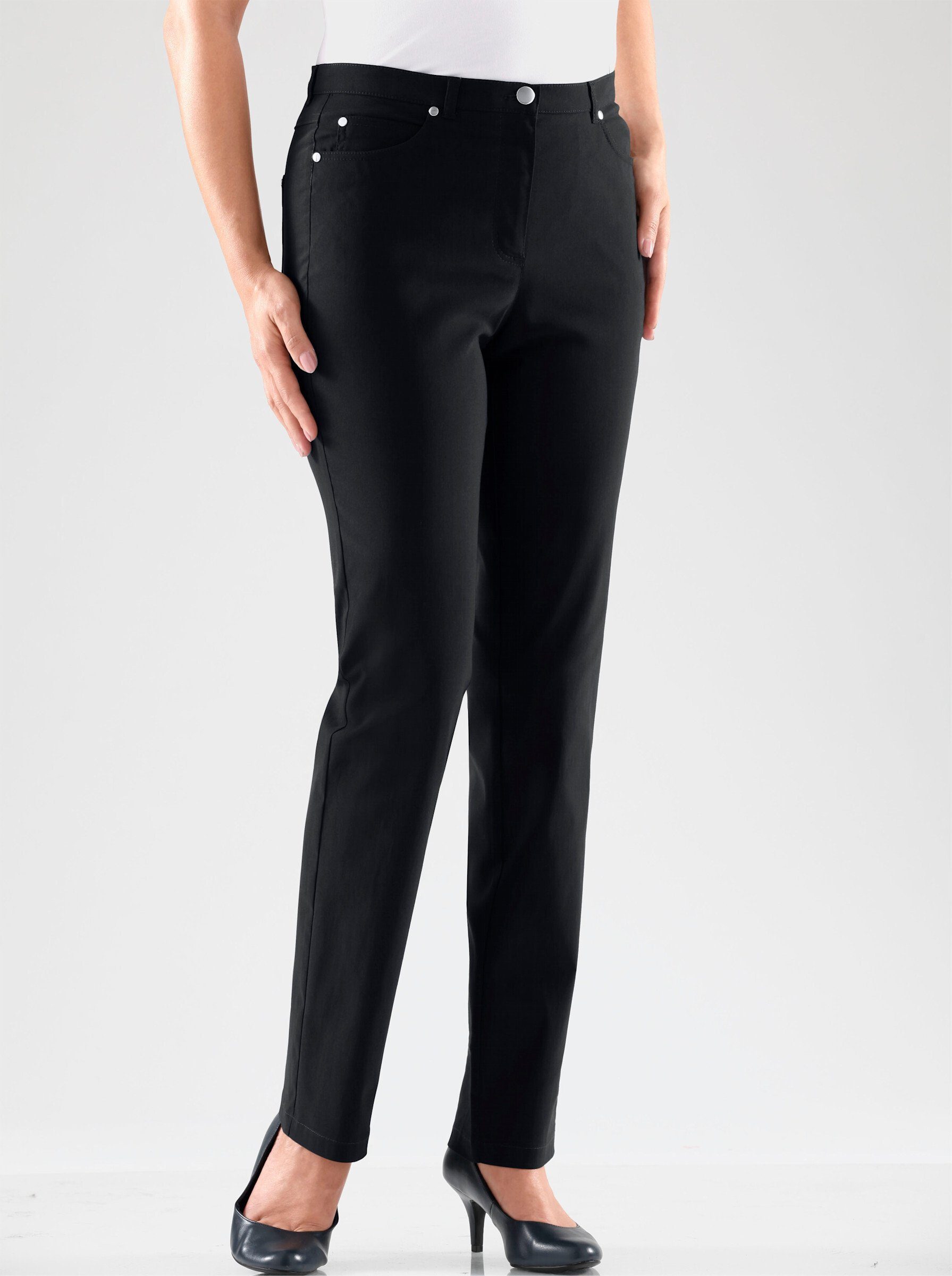 Stehmann Jerseyhose 5-Pocket-Hose Innenbeinlänge ca. 77 cm