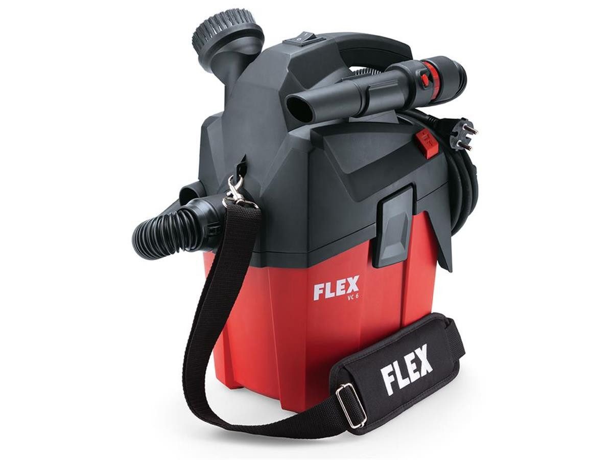Flex Bodenstaubsauger VC 6 L MC, 1200 W, mit Beutel, Kompakter, handlicher leichter Sauger, Hochleistunfsturbine
