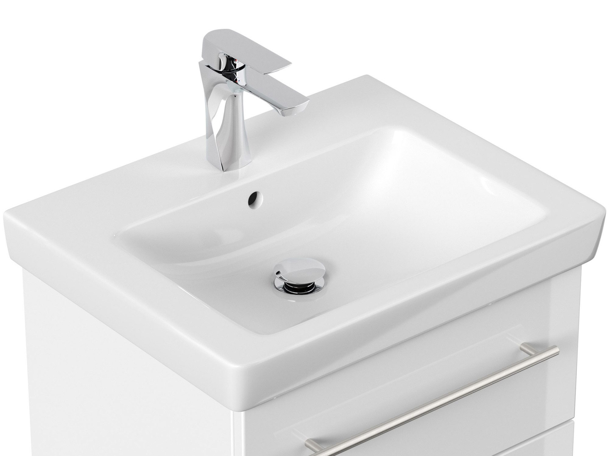 Magnolia Home Waschtisch Villeroy und Boch Subway 2.0 55 cm Waschbecken