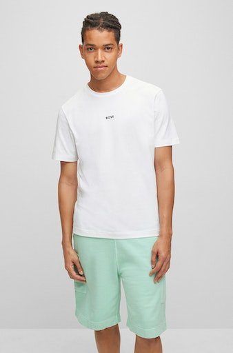 BOSS ORANGE T-Shirt TChup mit Rundhalsausschnitt white100