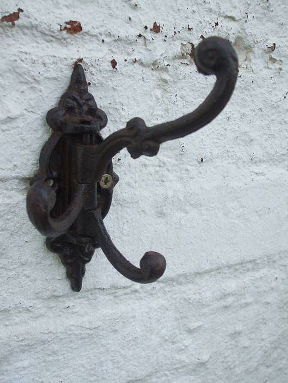 Deko-Impression Garderobenhalter Dreifachhaken, Wandhaken, 3er, drehbar, Gusseisen, braun, Landhausstil (1 St)