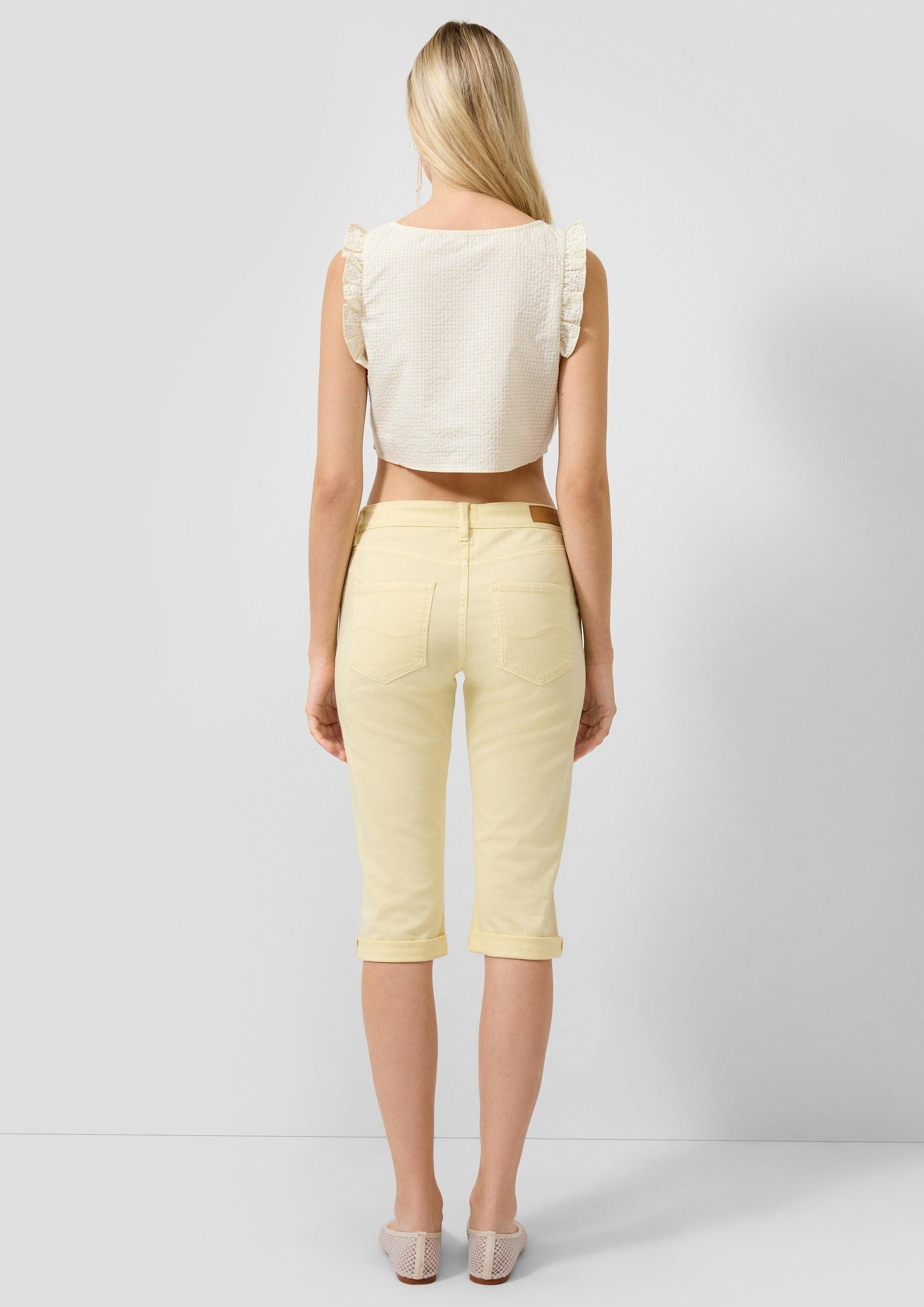 QS Caprihose Jeans-Hose CATIE Capri-Jeans Catie / Slim Fit / Mid Rise
