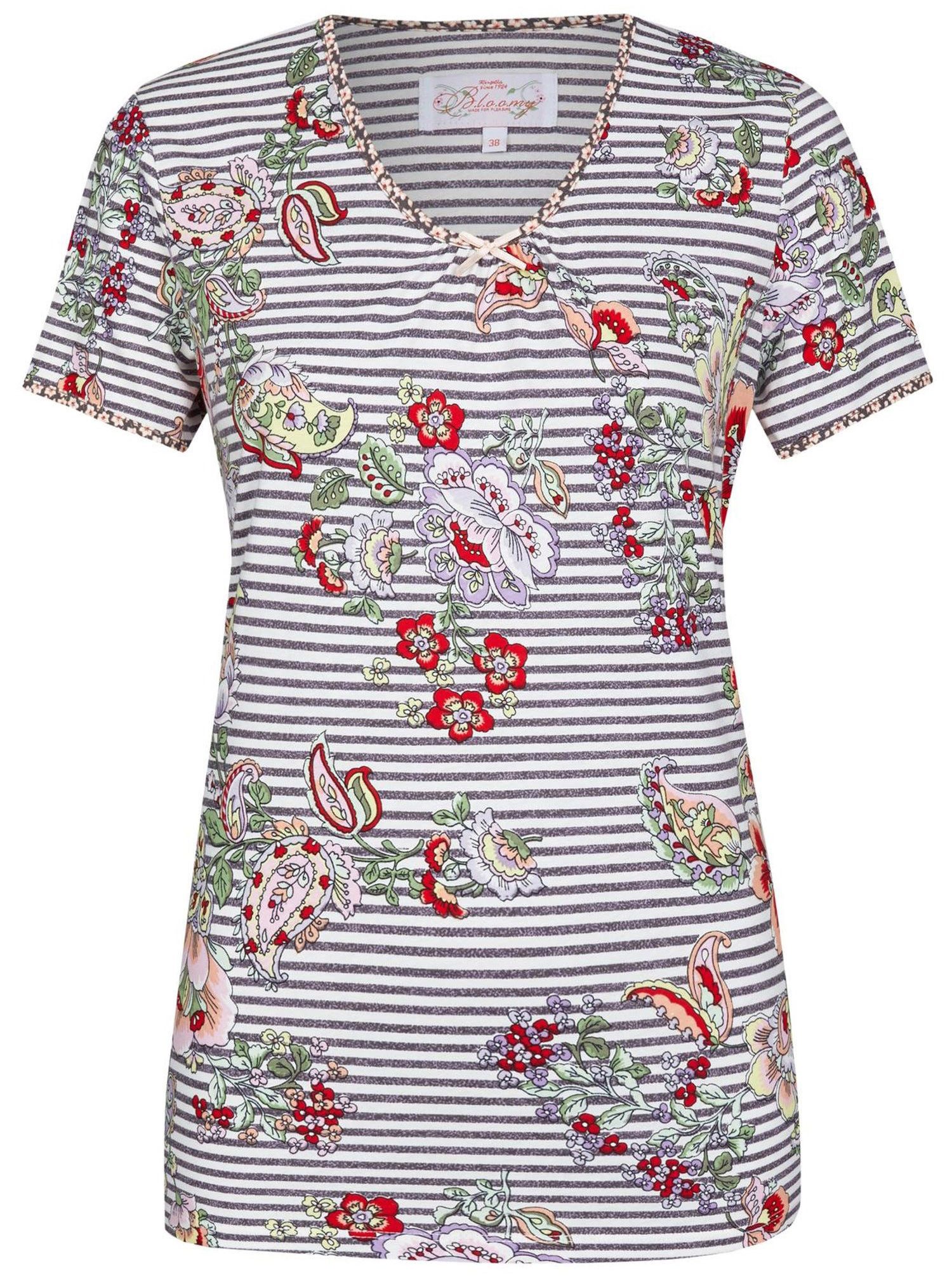 Ringella Pyjamaoberteil Bloomy Kollektion