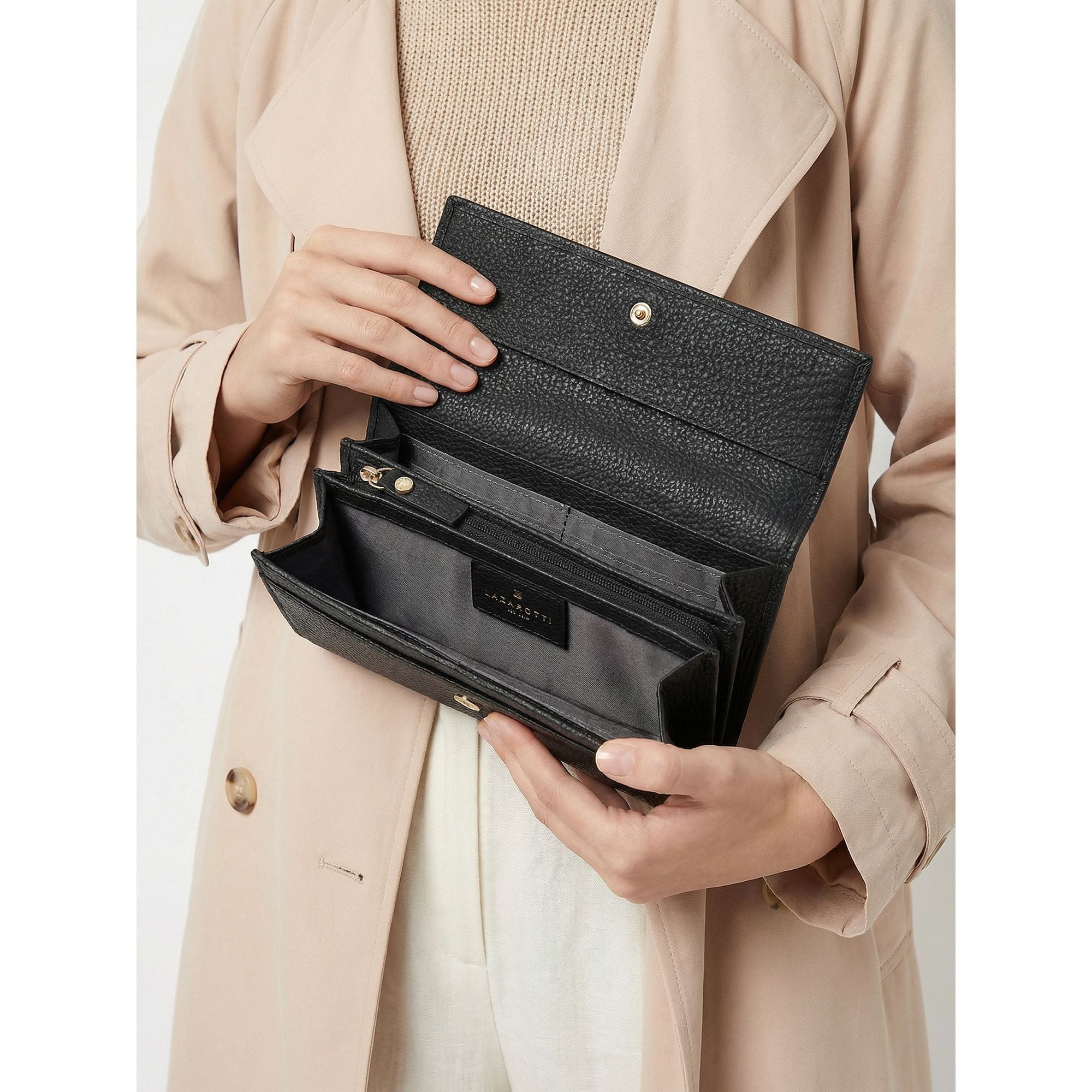 Lazarotti Geldbörse Bologna Leather, Leder