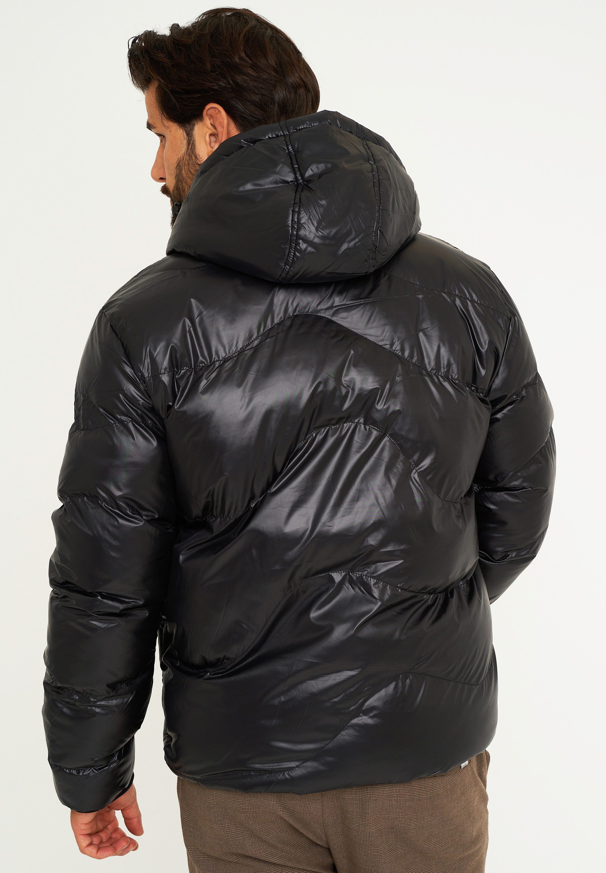 SOULSTAR Winterjacke S2VADUZ Herren Pufferjacke mit Kapuze warme Steppjacke