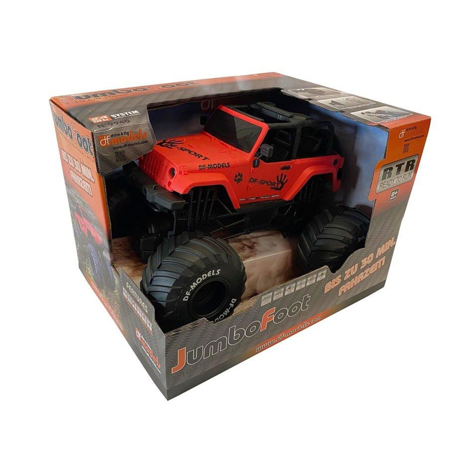 Drive & Fly Models Spielfigur Jumbo Foot Off-Roader