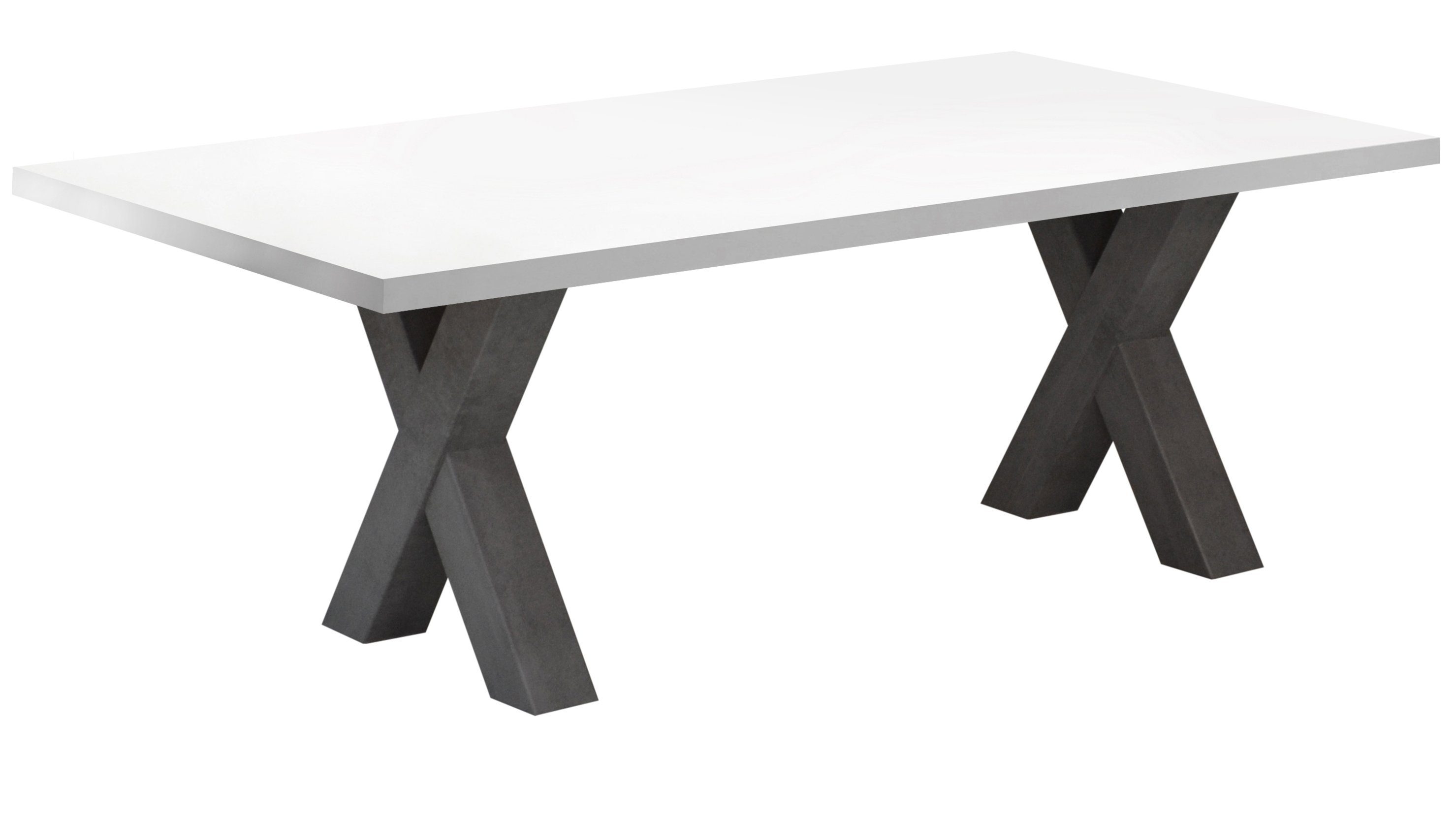 Mäusbacher Couchtisch in graphit / weiß matt lack (BxHxT: 120x47x70 cm)